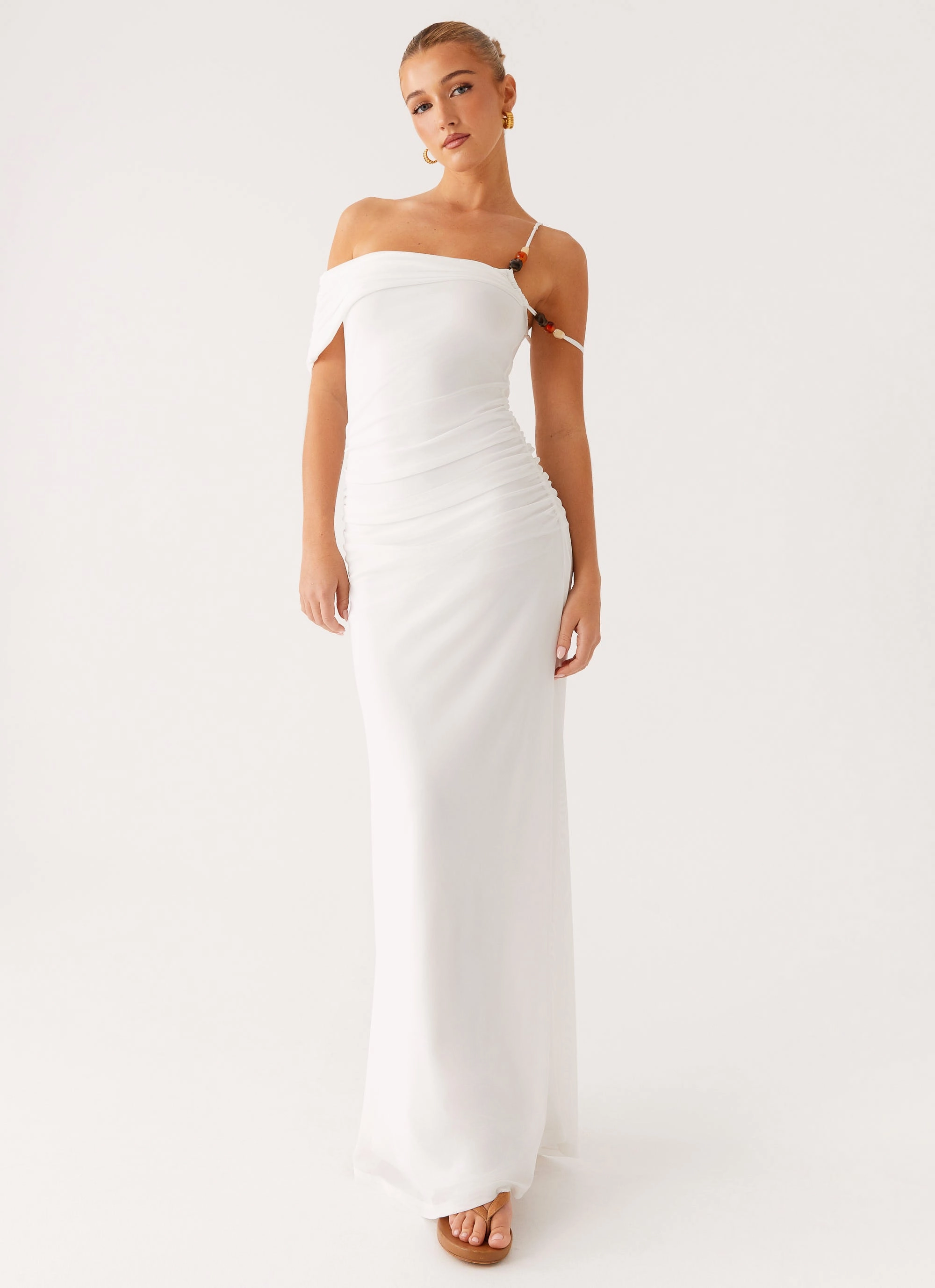 Cozy Tones Handmade Conquer Maxi Dress - Off White