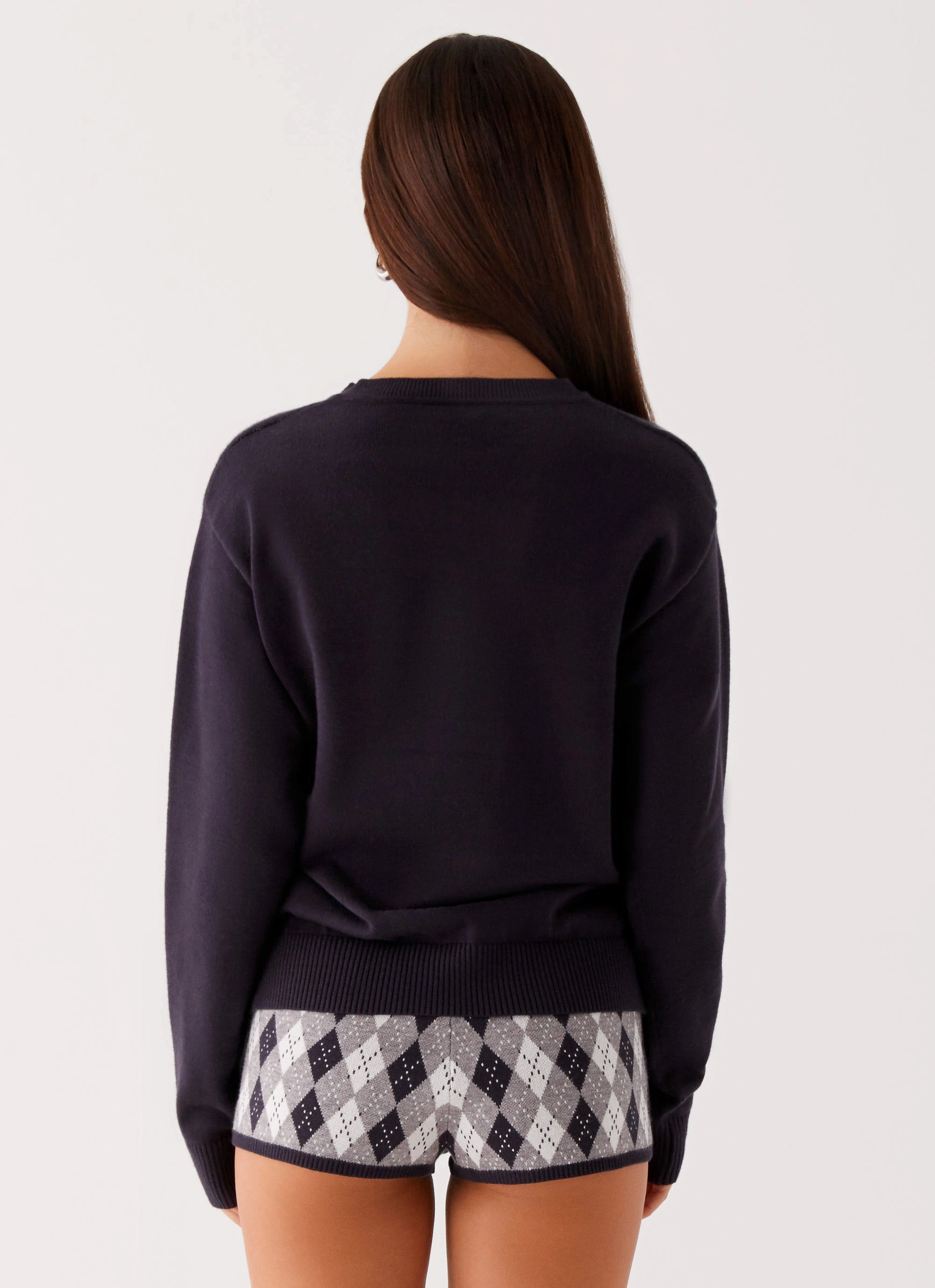 Context Knit Sweater - Navy City Chill Style