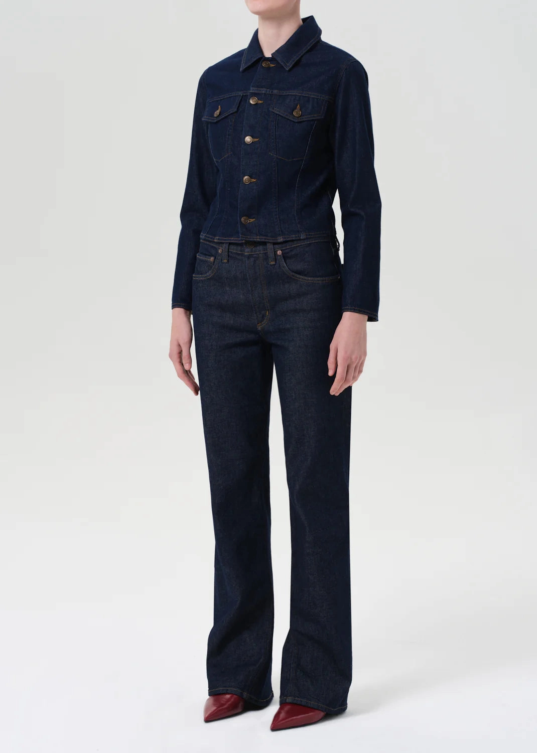 Contoured Jacket in Rinse Non Chafing Edges Philanthropy