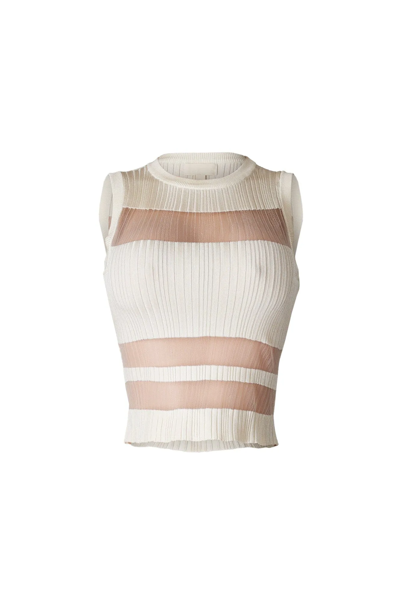 AllDay Comfort Tech Hydrophobic Threadwork Reveal Knitted Tank Top