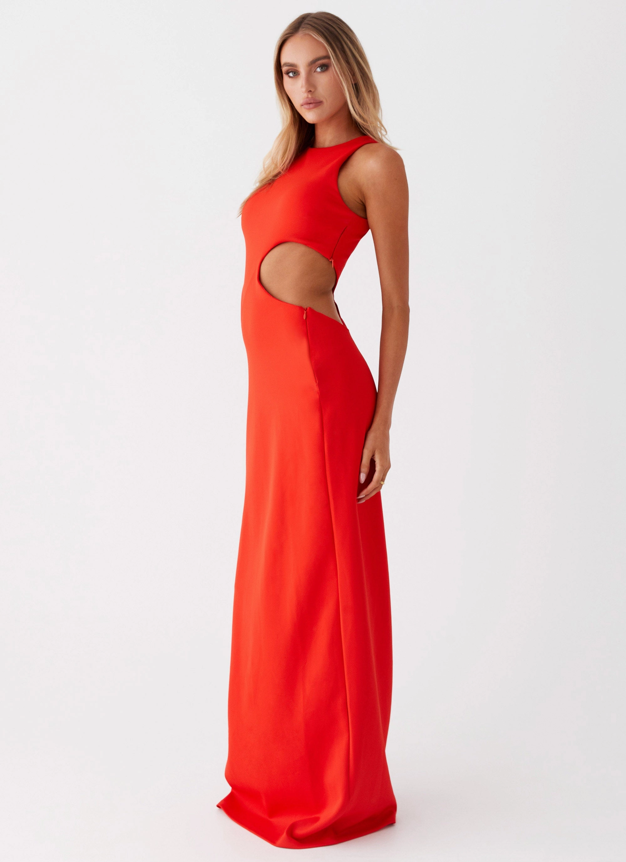 Spring Style Vaeloria Maxi Dress - Red