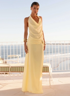 Anuhea Maxi Skirt - Yellow Street Attire