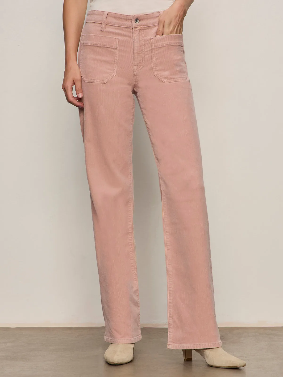 Corduroy Marine Pant Dusty Rose Perfect Movement