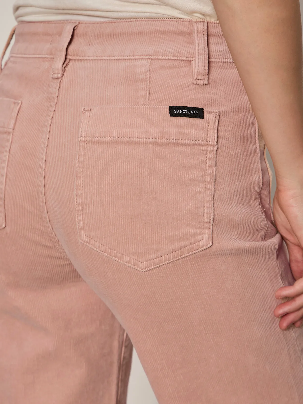 Bonded Seam Technology Corduroy Marine Pant Dusty Rose