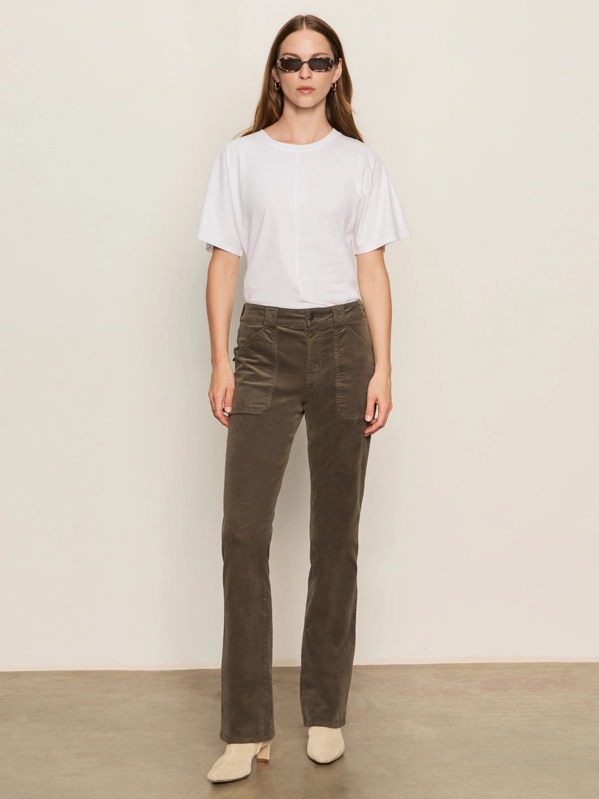 Corduroy Hayden Bootcut Pant Kalamata Quick Access Pockets