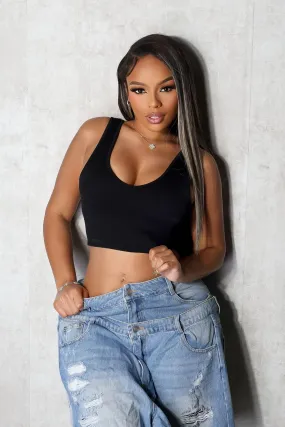 Coreform Ribbed V Neck Tank Top EcoFriendly Material