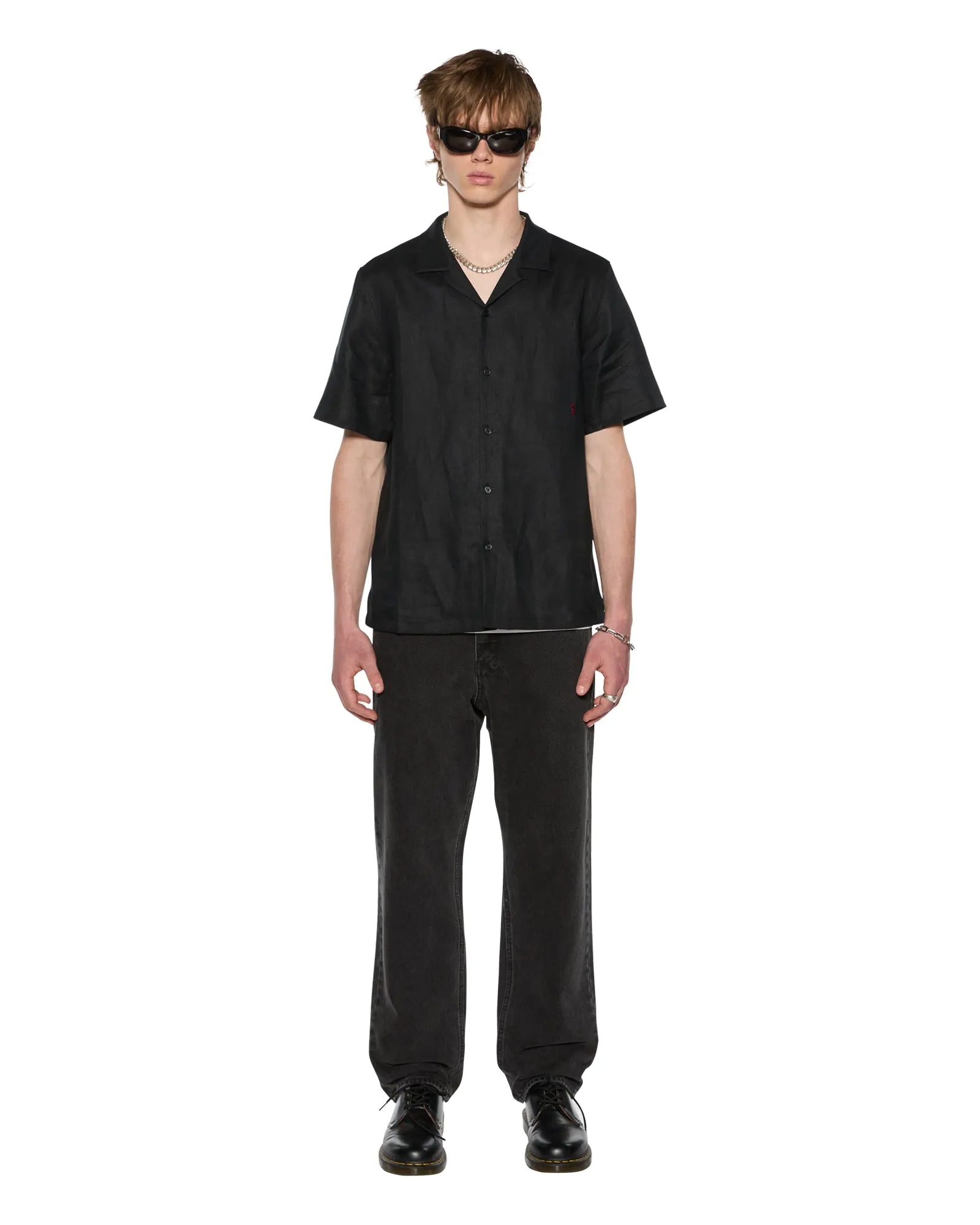 All Day Comfort COSTA RESORT SS SHIRT BLACK