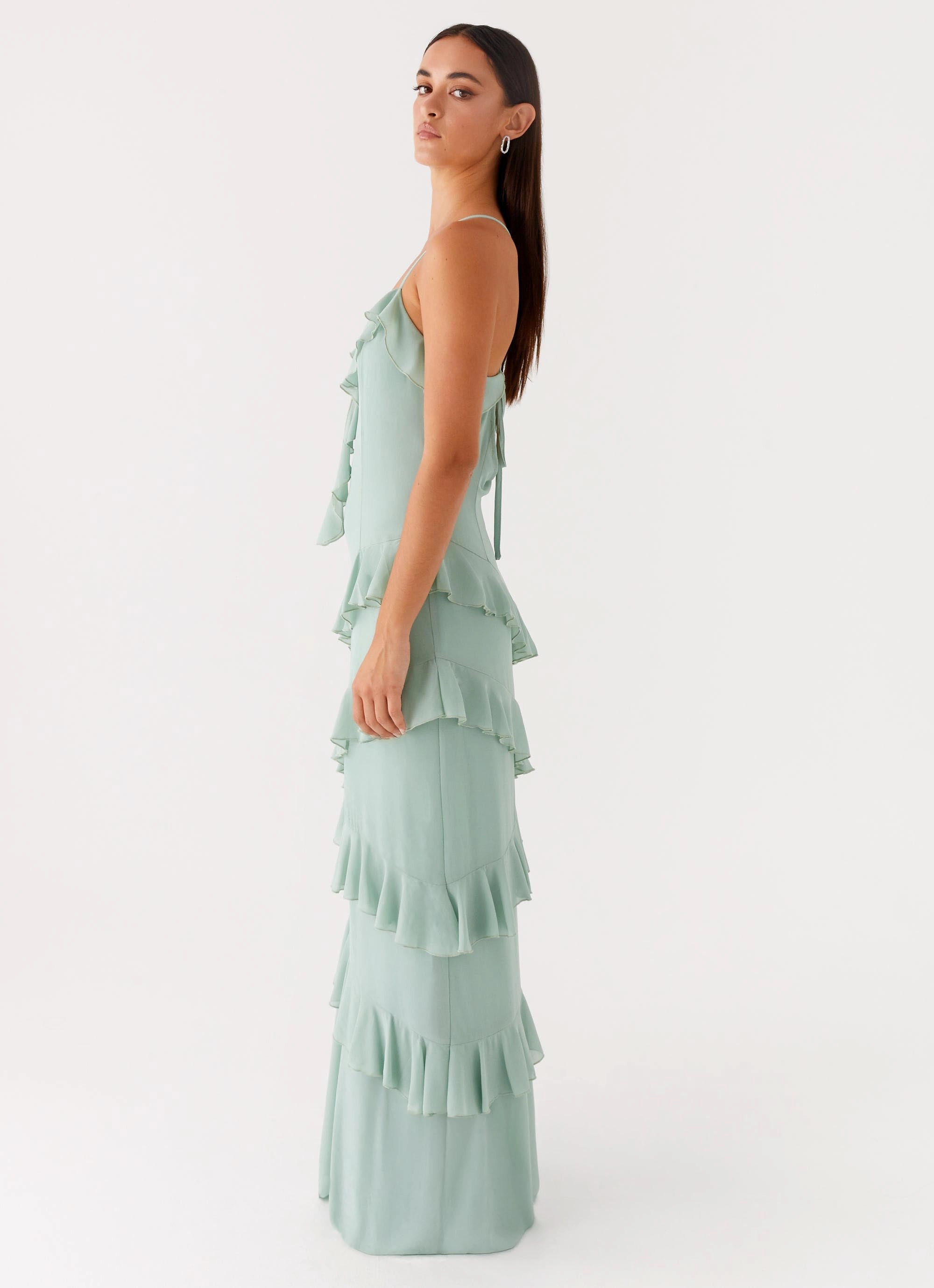 Trendy Fit Country Club Maxi Dress - Sage