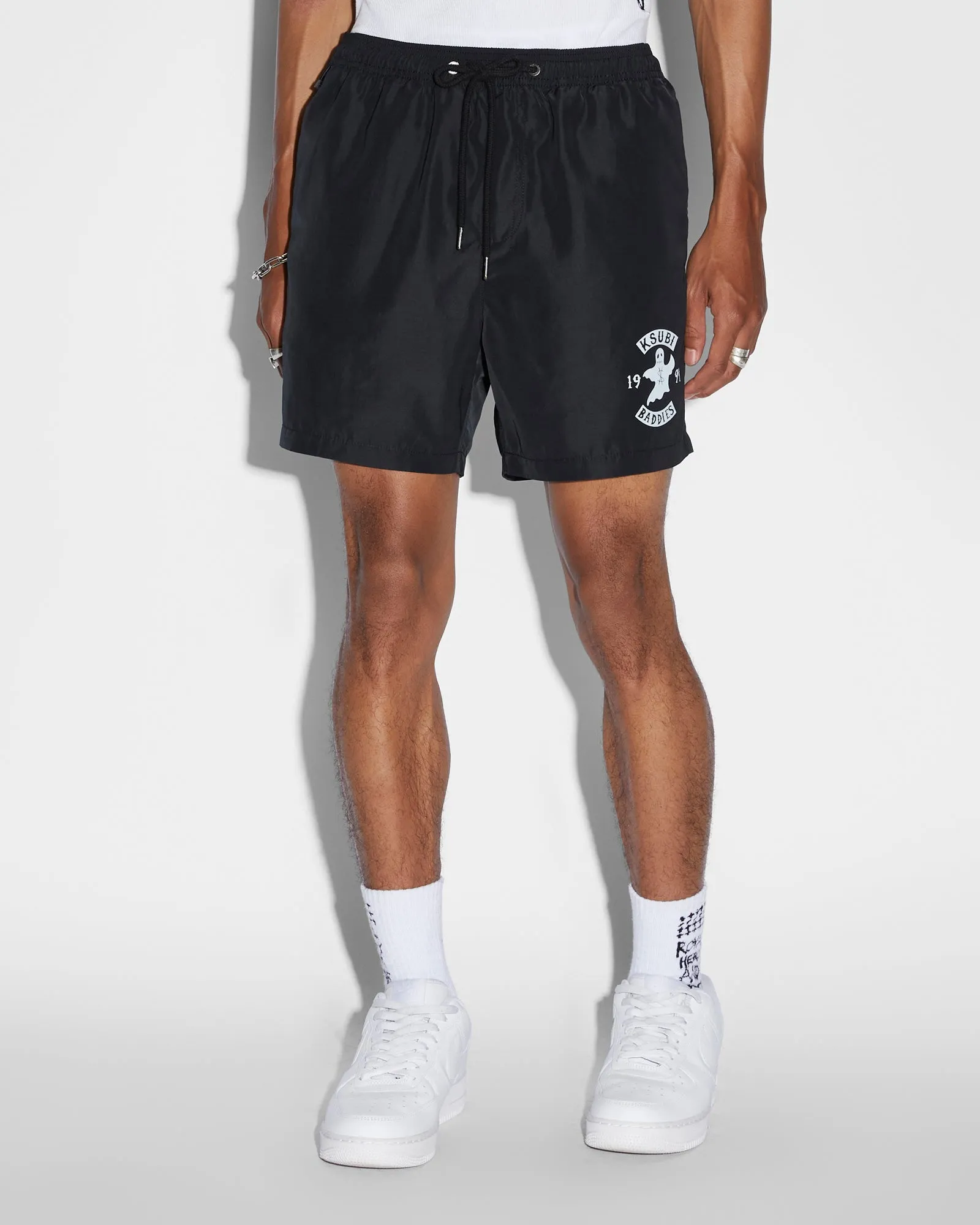 Cozy Wear BADDIES BOARDSHORT JET BLACK TaglessComfort