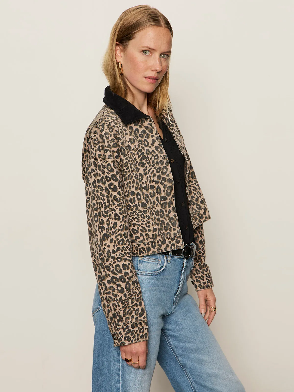 Everyday Look Cropped Barn Jacket French Kitty