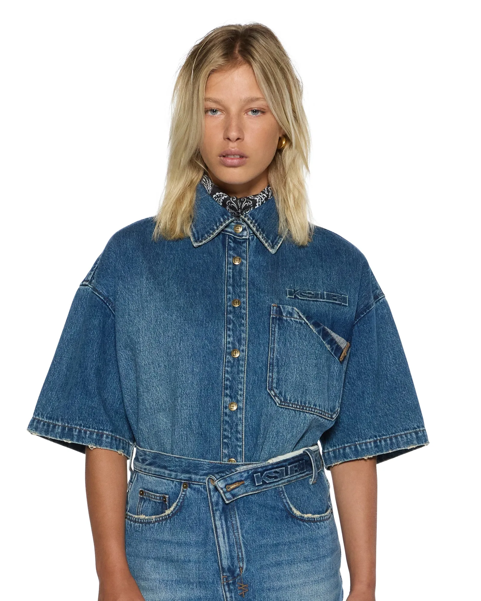 Fade Resistant Finish GARAGE SS SHIRT AGED