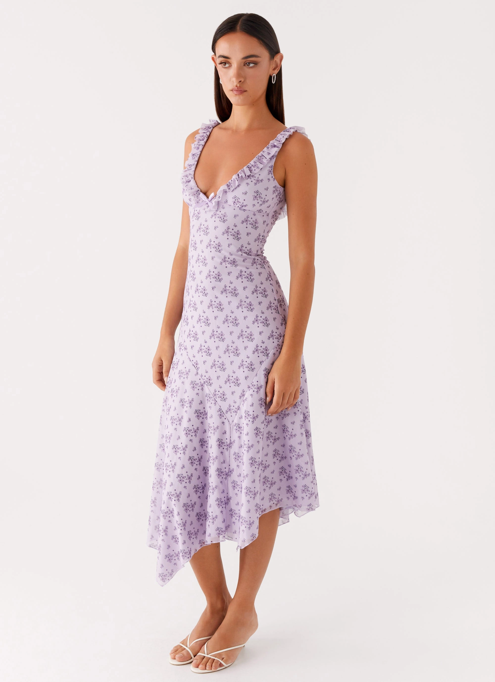 Ombre-Effect Asteri Midi Dress - Lavender Meadow