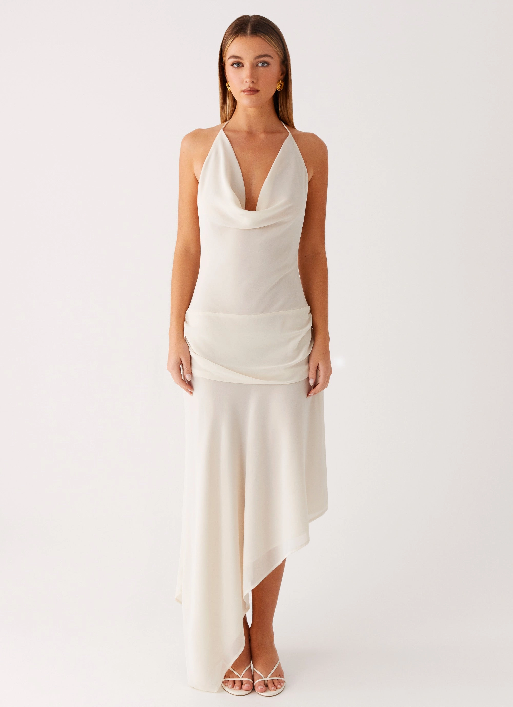 Style Ease Nyra Midi Dress - Cream