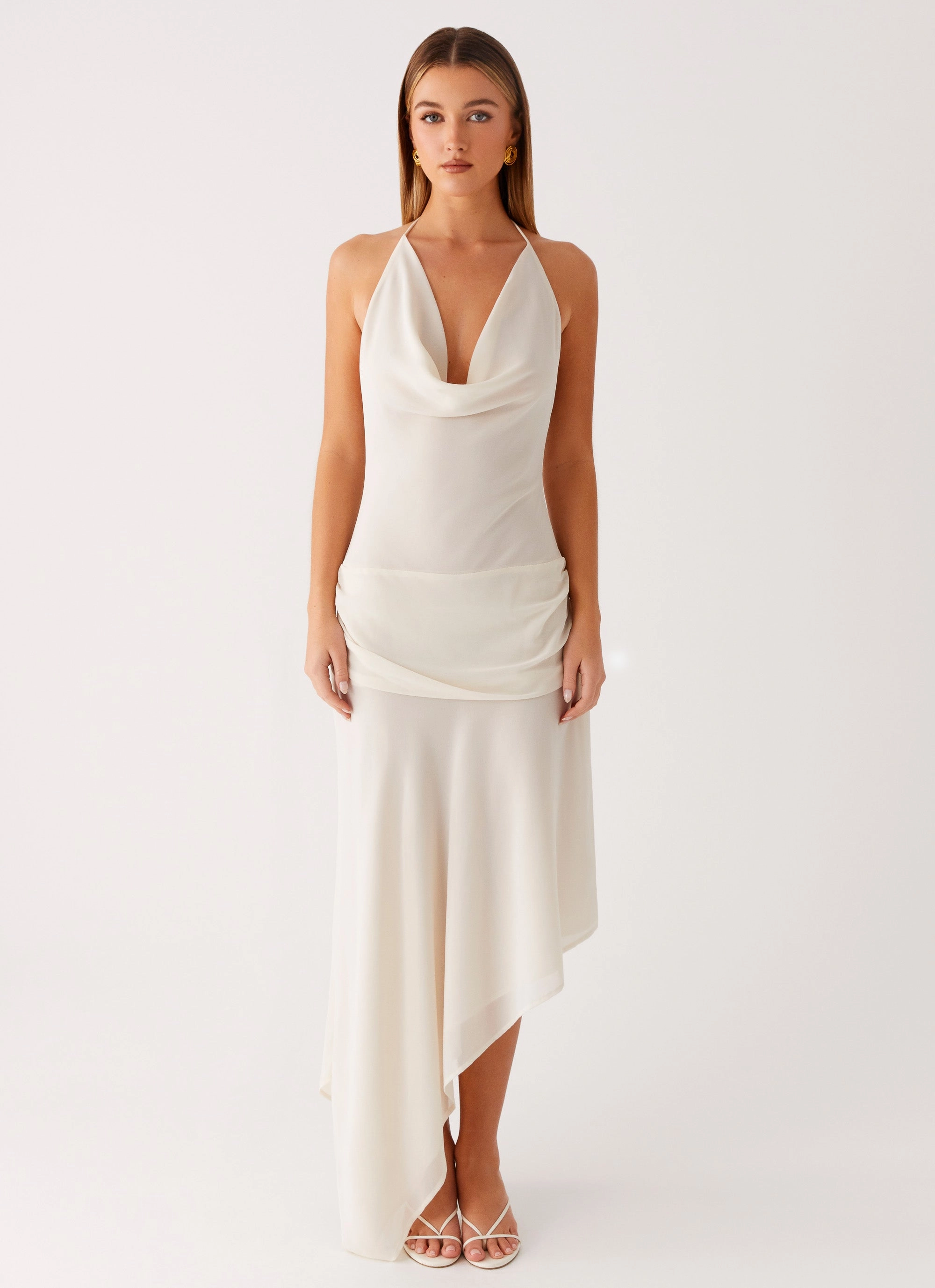 countryside Nyra Midi Dress - Cream