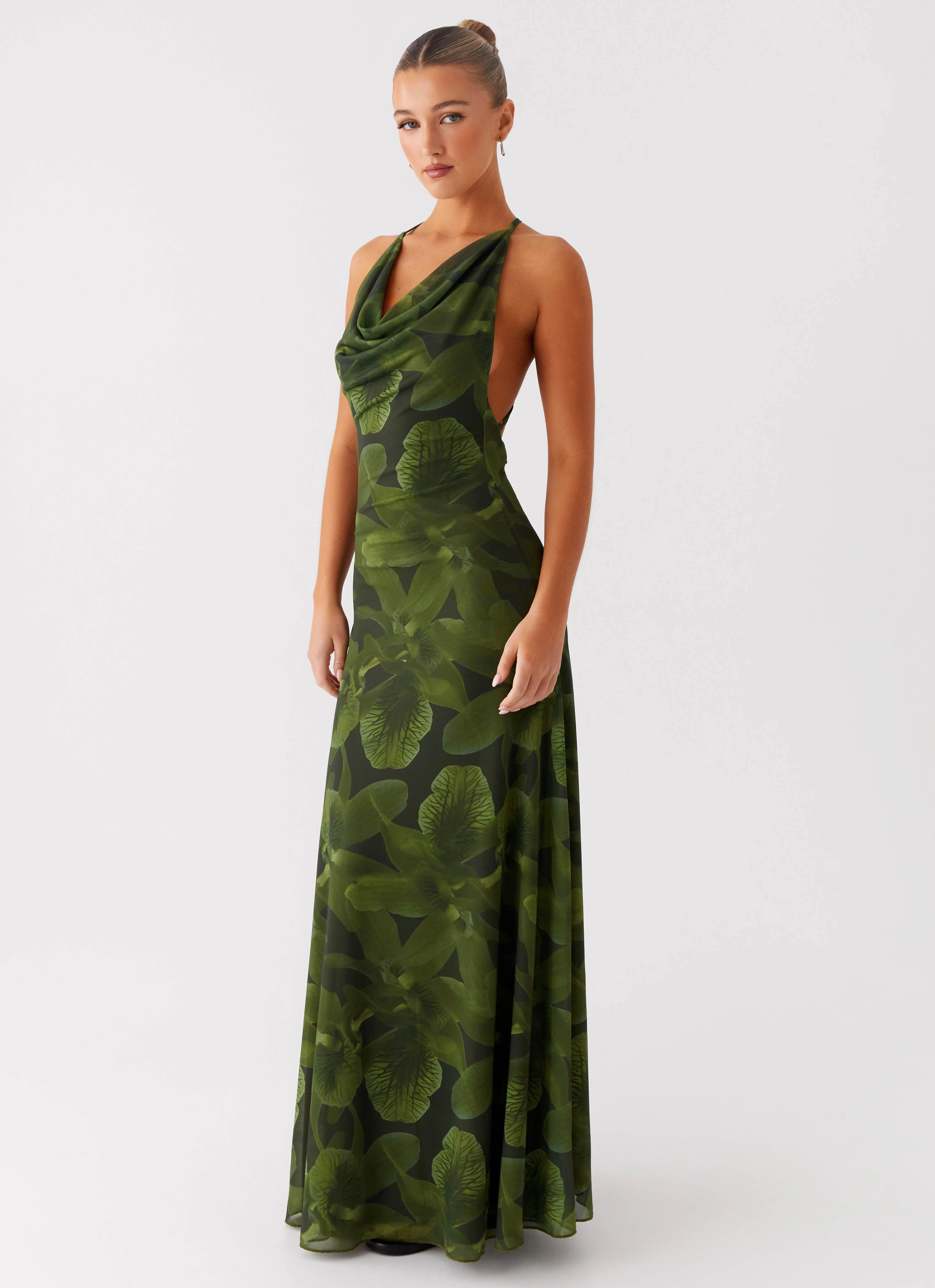 Minimal Design Dahliana Maxi Dress - Tropic Floral