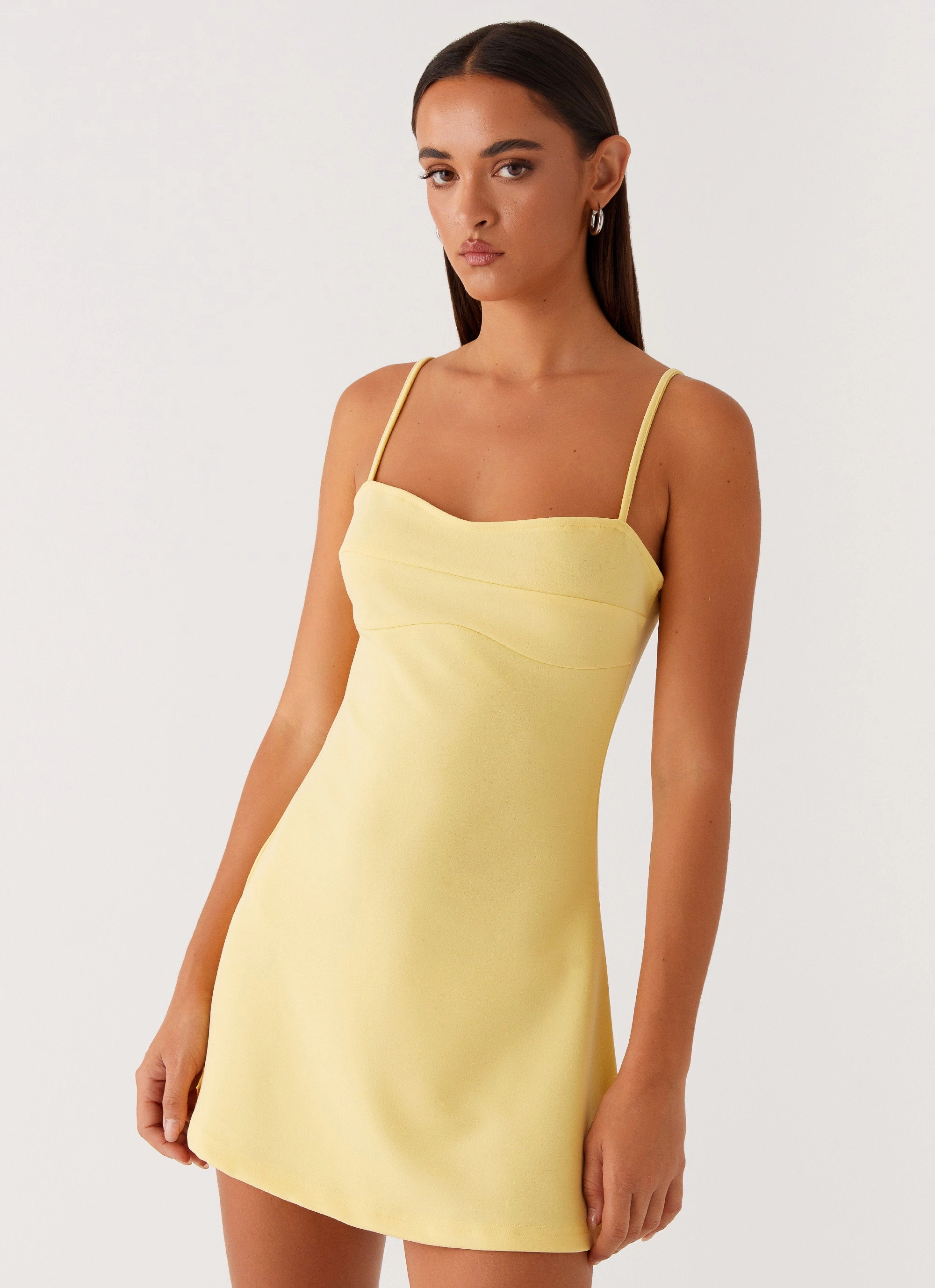 Cindy Mini Dress - Yellow Heritage Brand