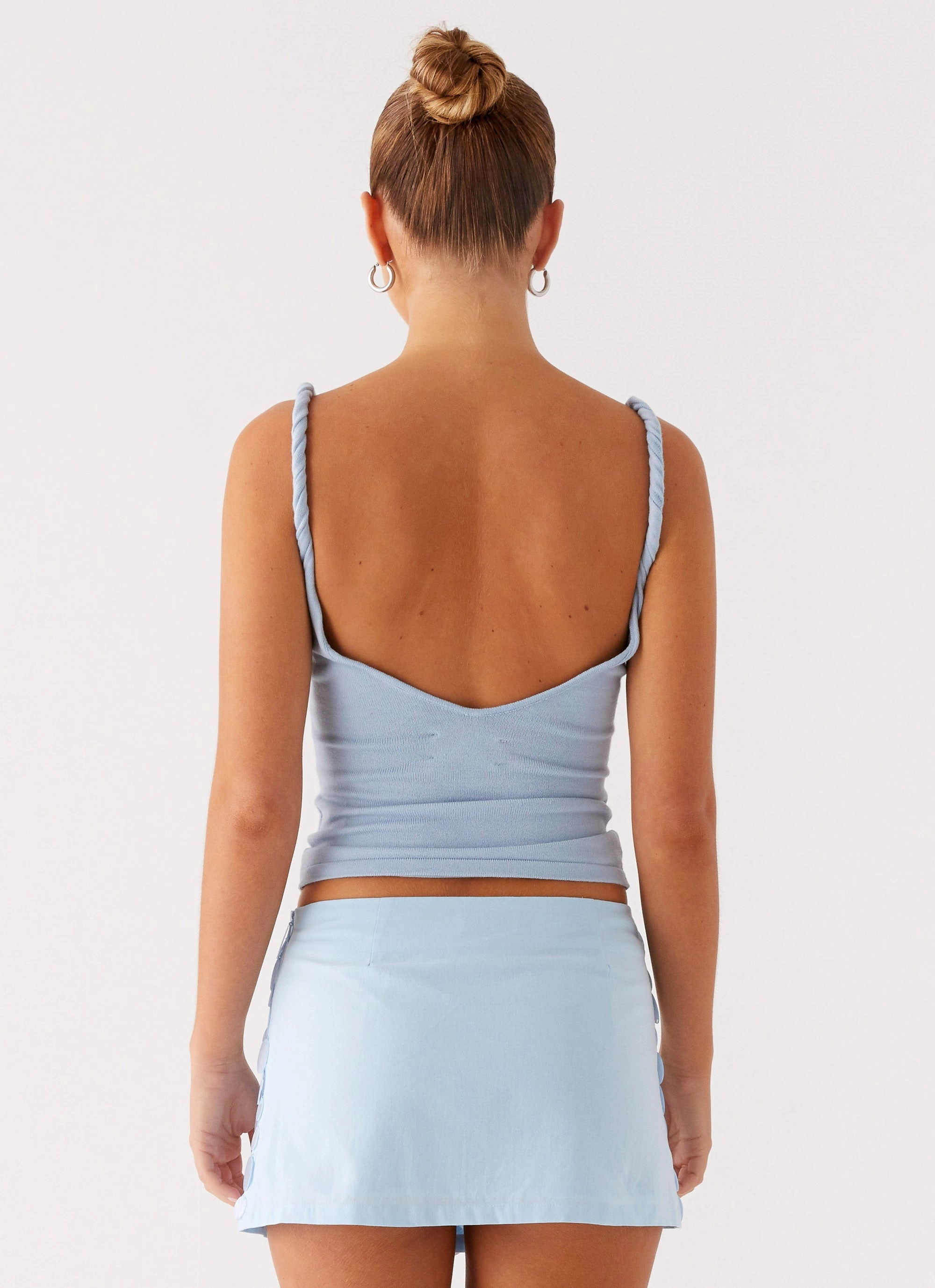 Eco conscious Movie Star Mini Skirt - Blue