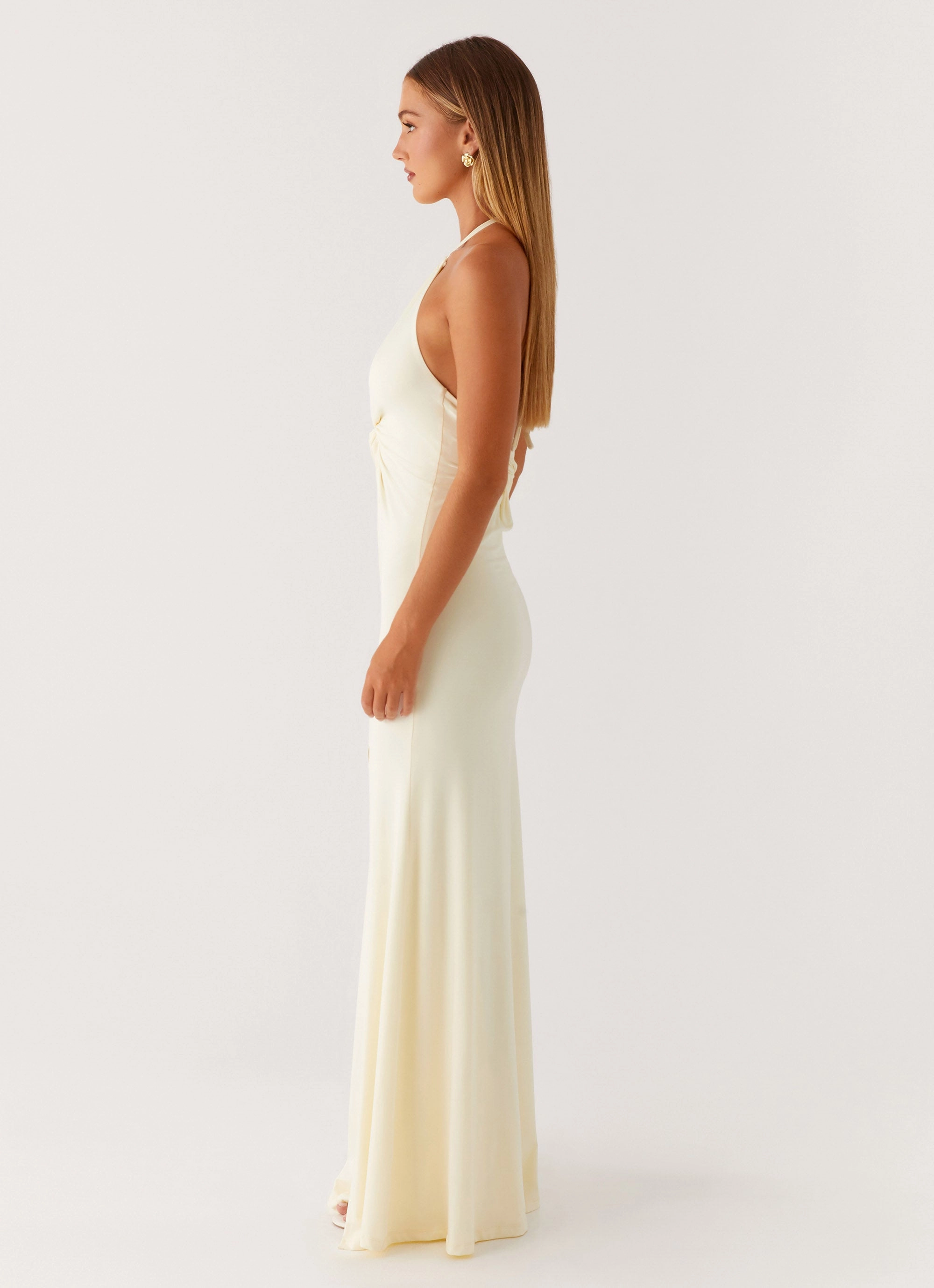 Softly Structured Just In Time Maxi Dress - Yellow