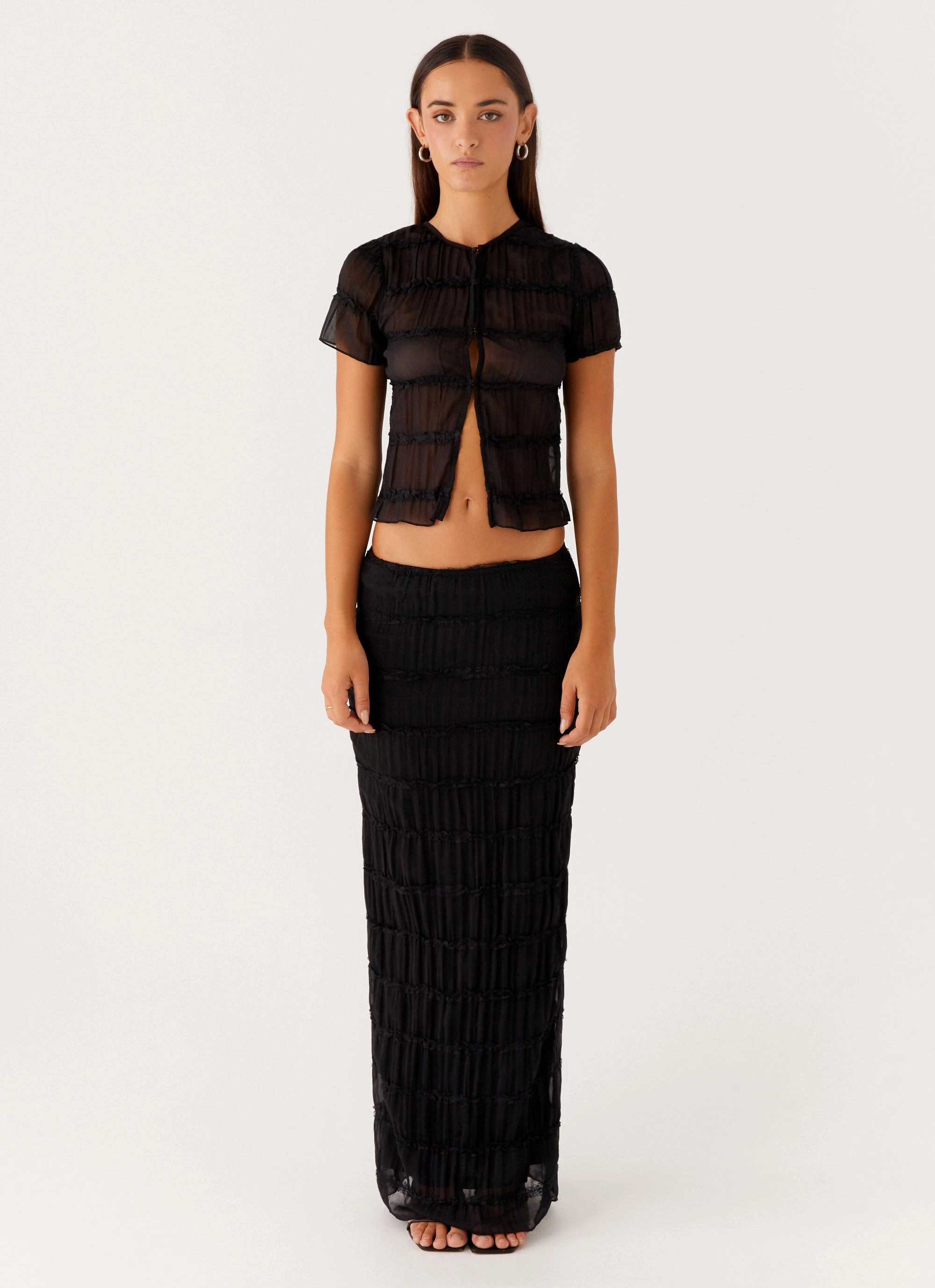 Daydreaming Top - Black Eco Friendly Fabric Pocket Reinforcement