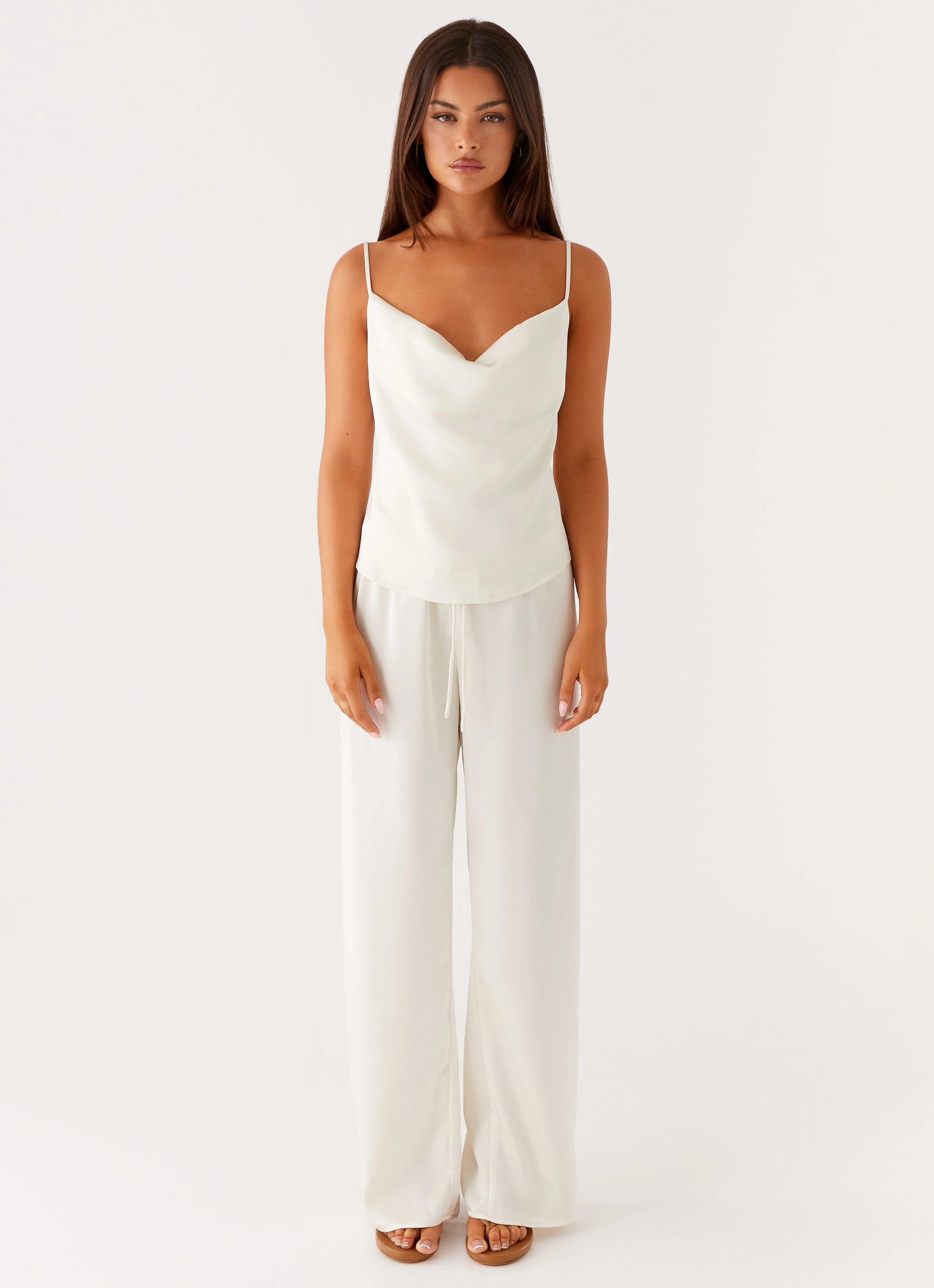 Deacon Low Rise Pants - Butter elastic waistband