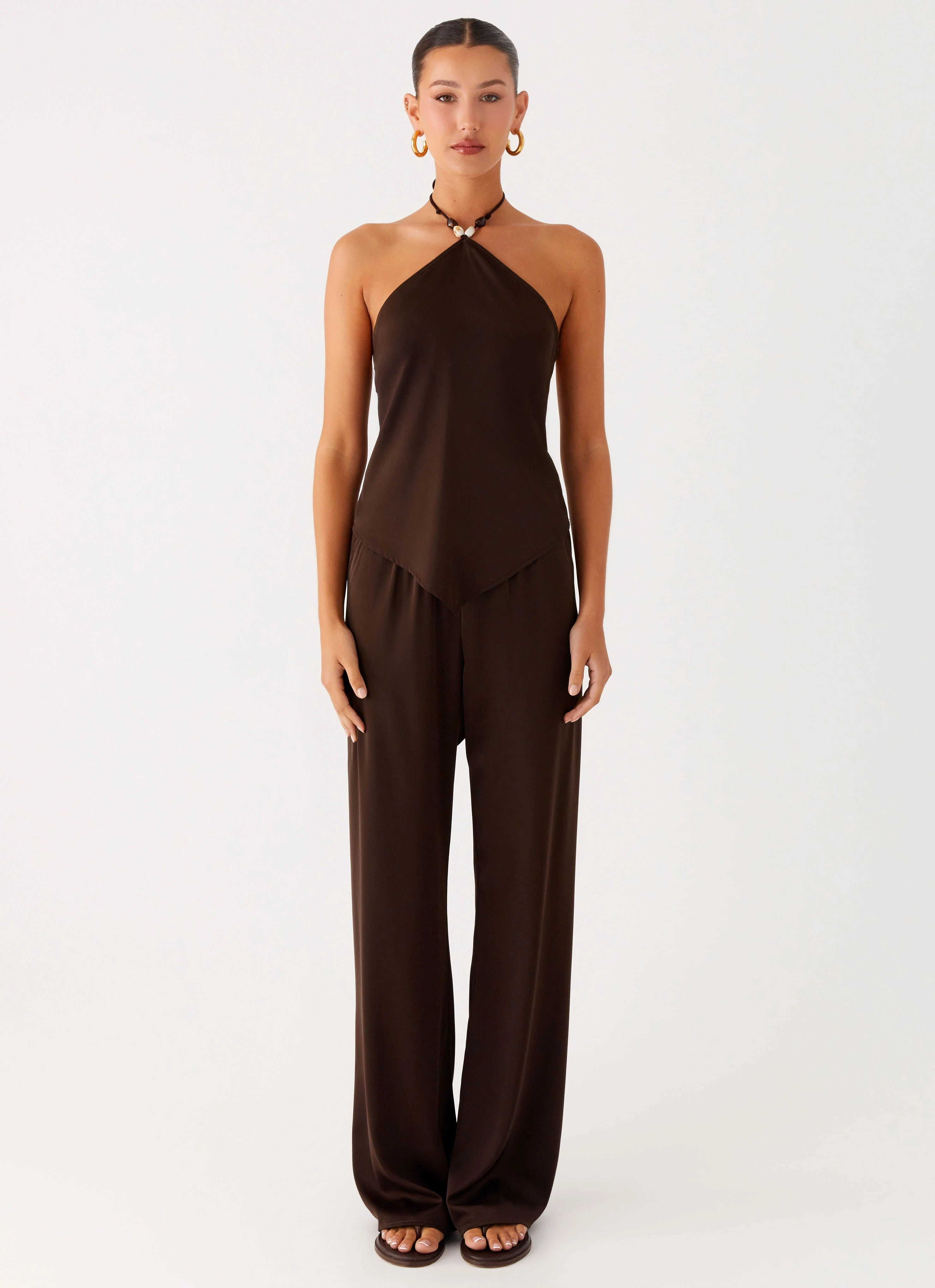 Layer Comfort Deacon Low Rise Pants - Chocolate