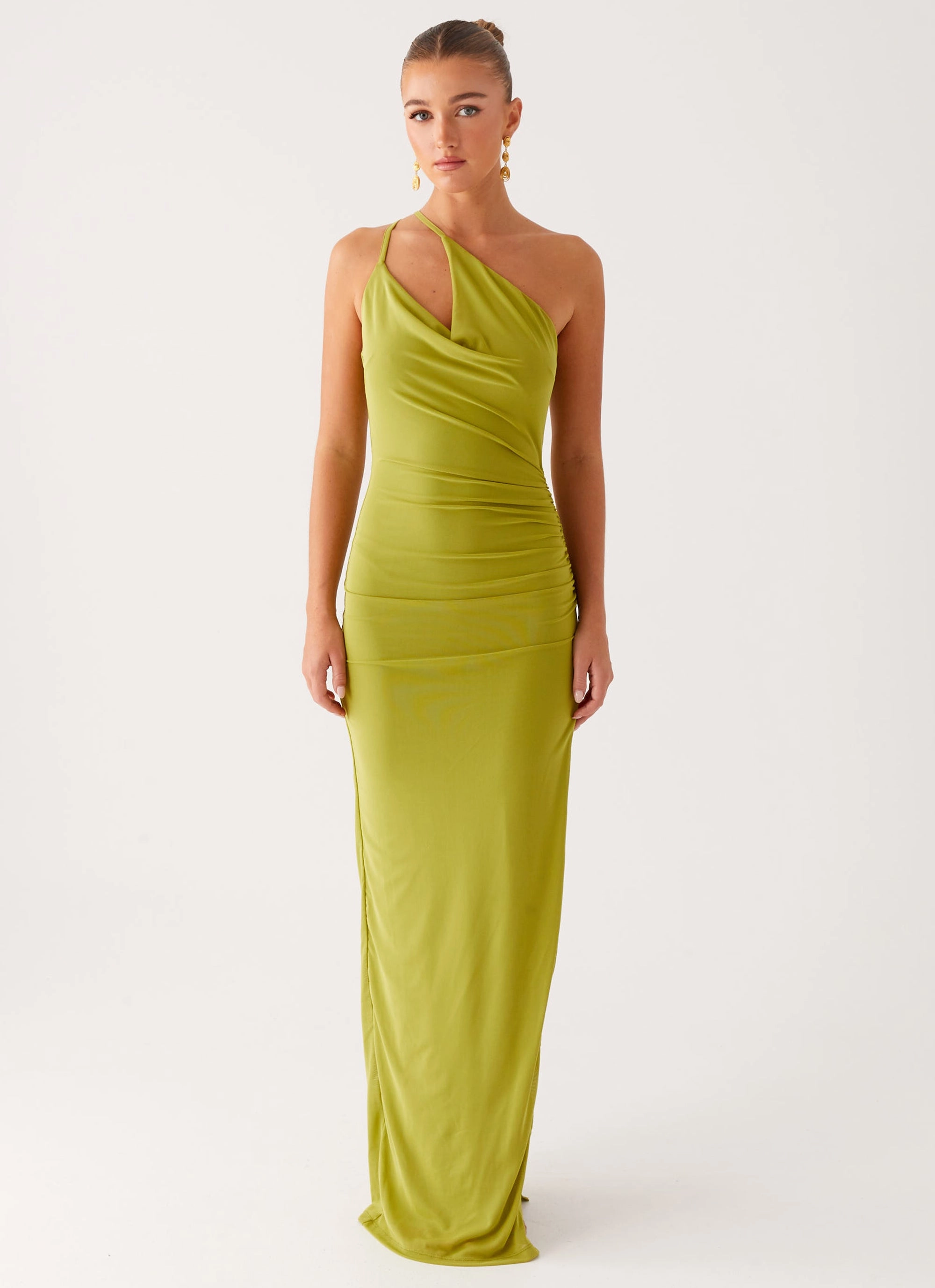 Lamara Maxi Dress - Green Coastal Chic Effortless Wear