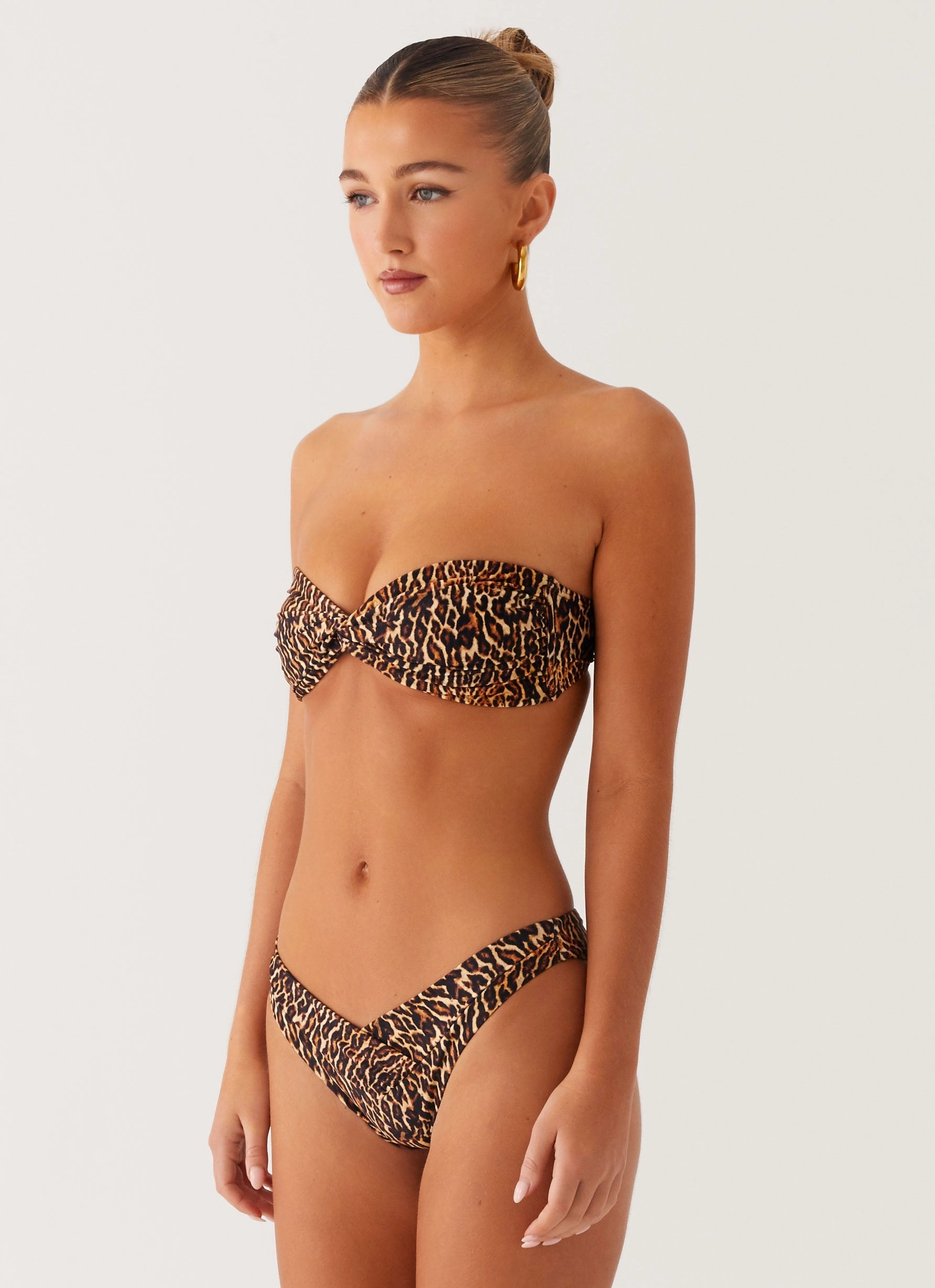 Leisure Swim Delta Bikini Bottoms - Cheetah