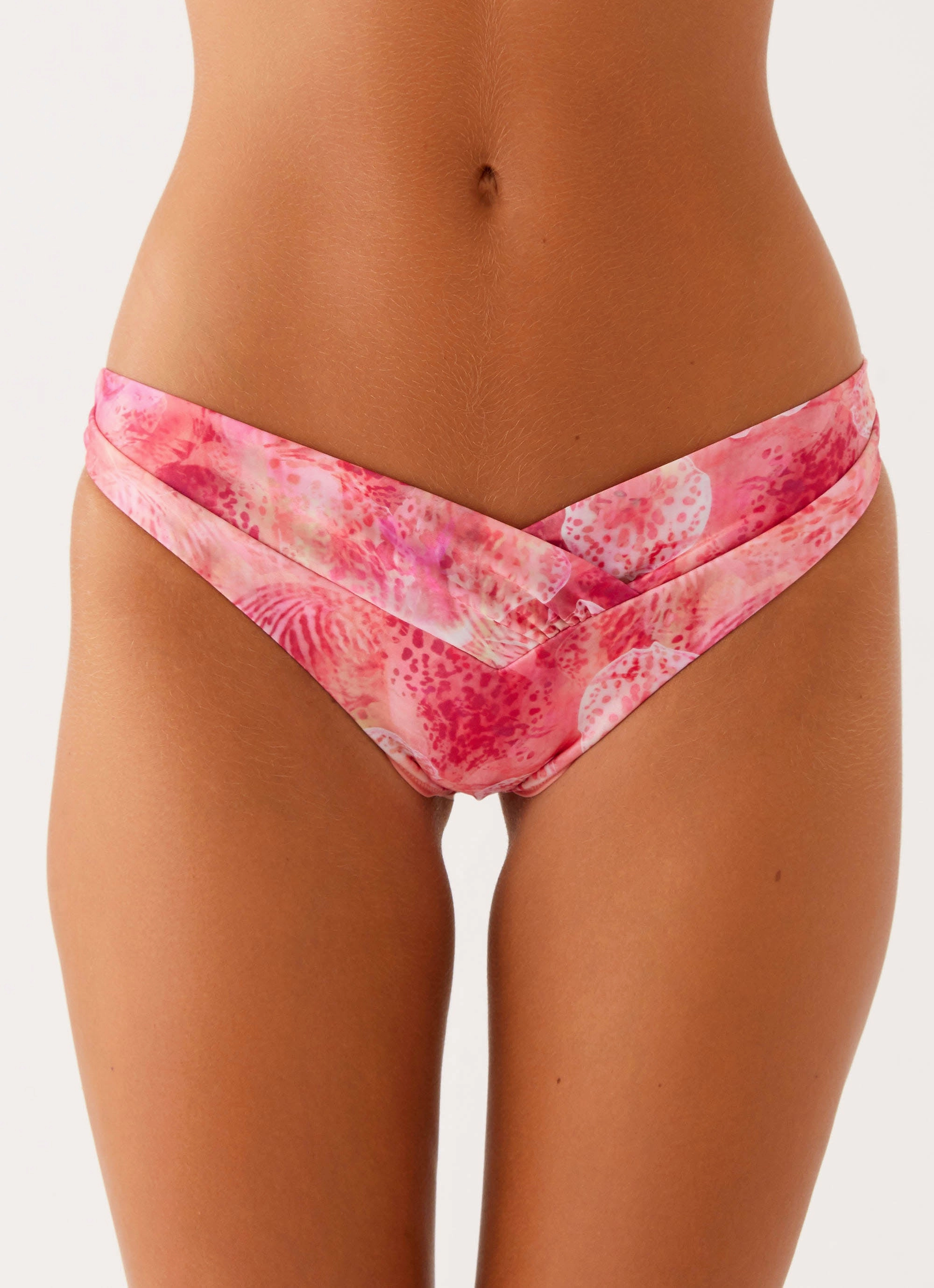 Flexible Fit Delta Bikini Bottoms - Flamingo Fling