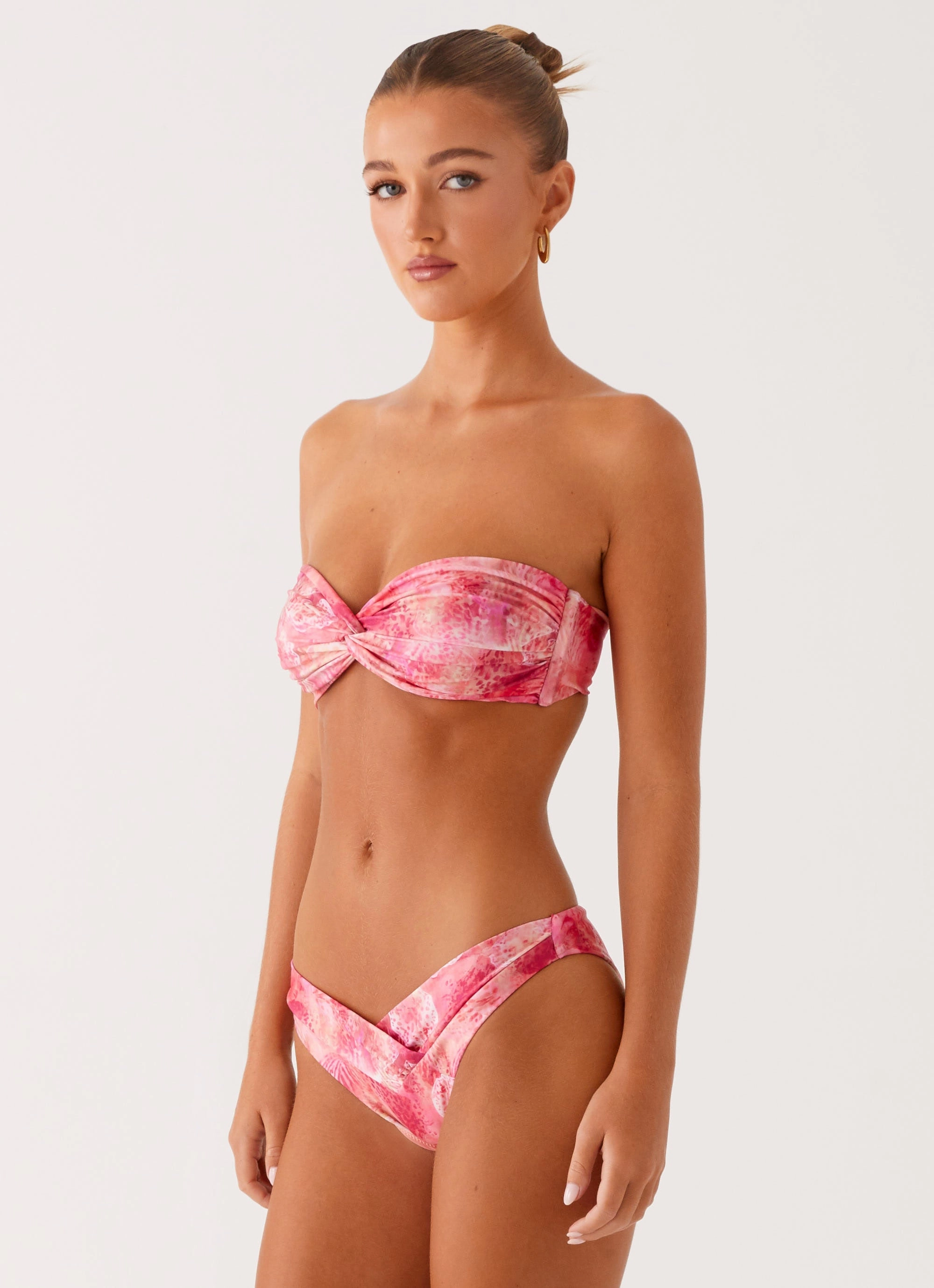 Delta Bikini Bottoms - Flamingo Fling Multi Panel Design