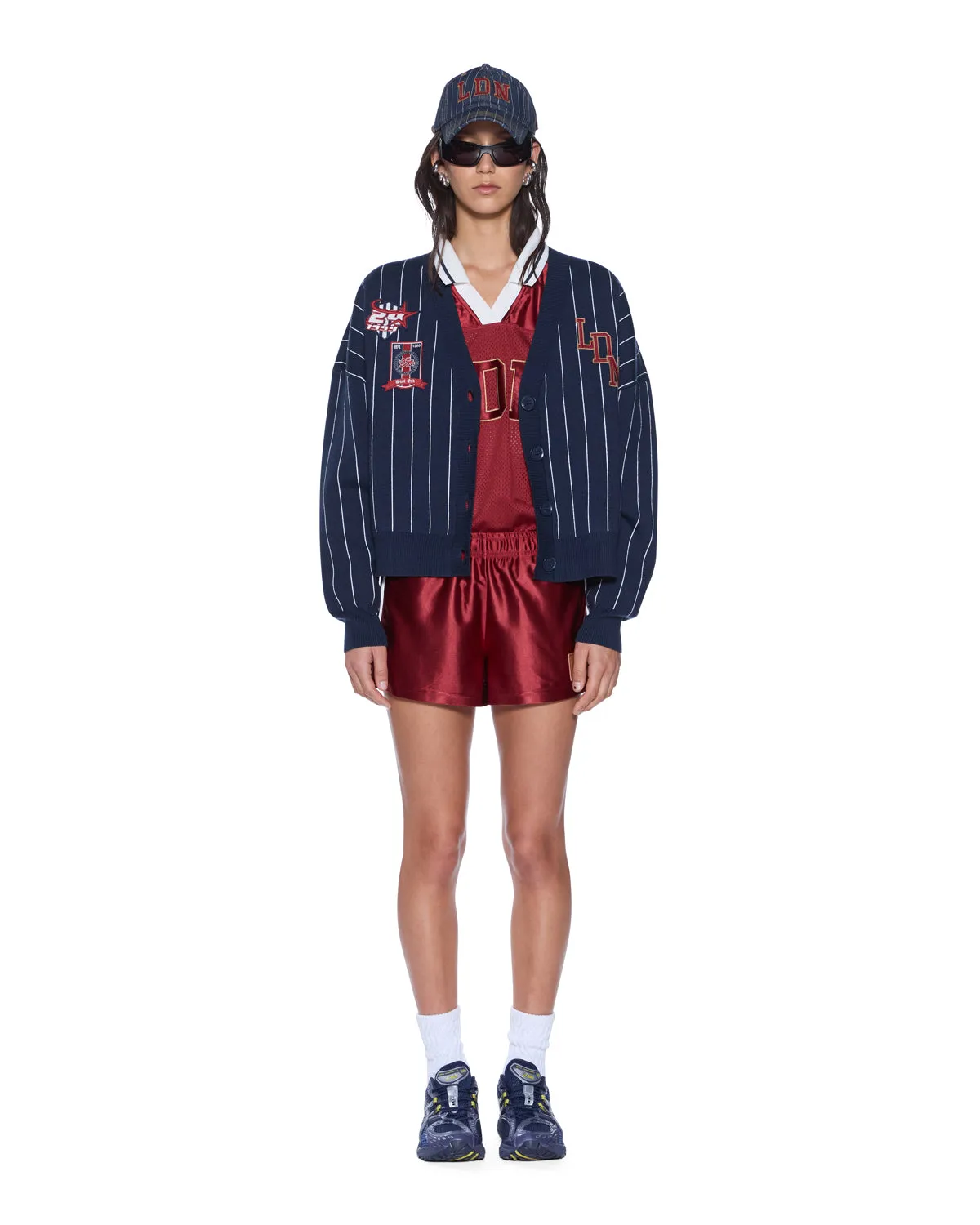 nylon blend Minimal Finish DERBY SHORT GARNET