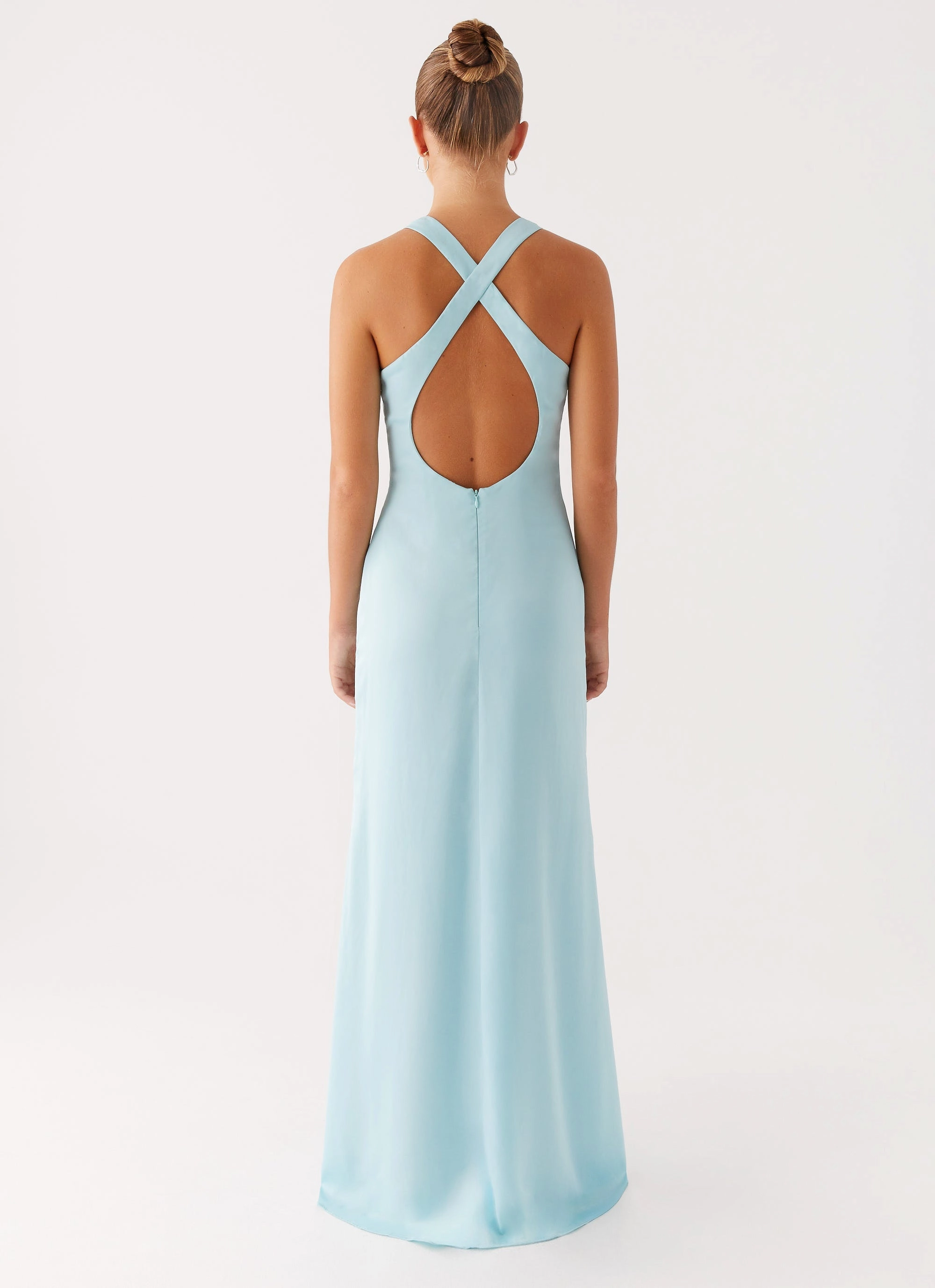 Desi Halterneck Maxi Dress - Mint Comfortable and Fashionable