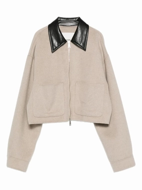 Invoice Phebe Jacket in Stone