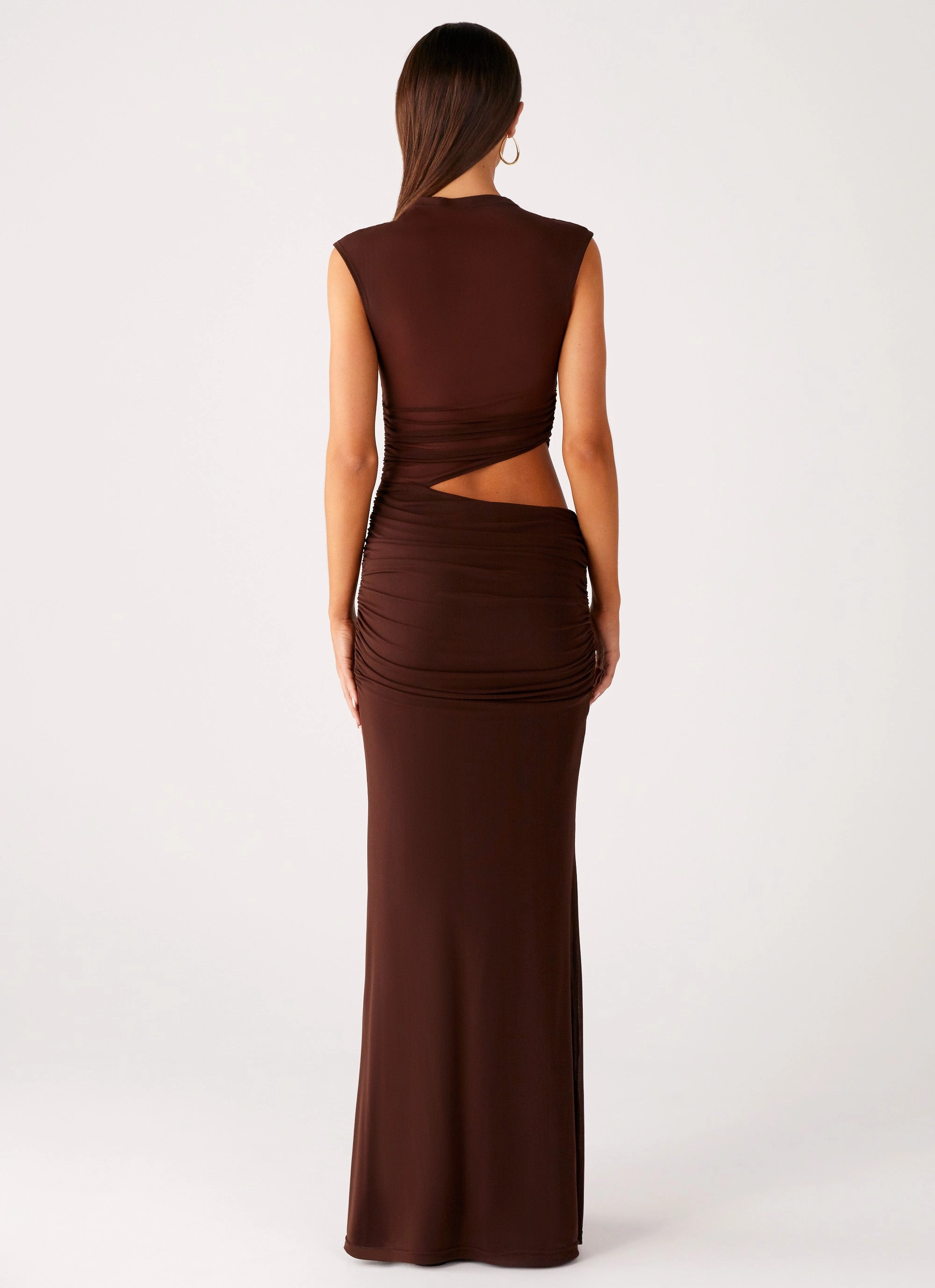 Briony Maxi Dress - Cool Chocolate Relaxed and Effortless