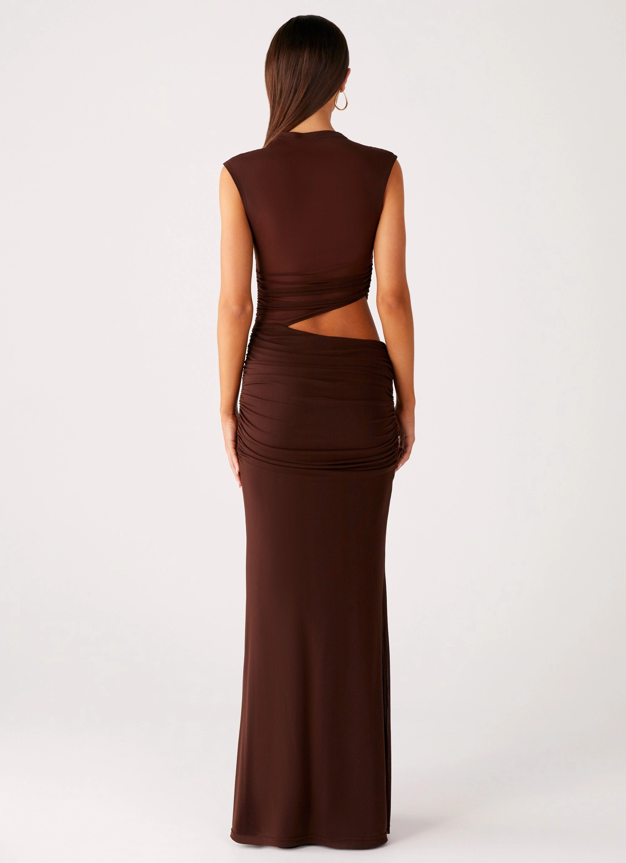 Briony Maxi Dress - Cool Chocolate A-Line Everyday Style