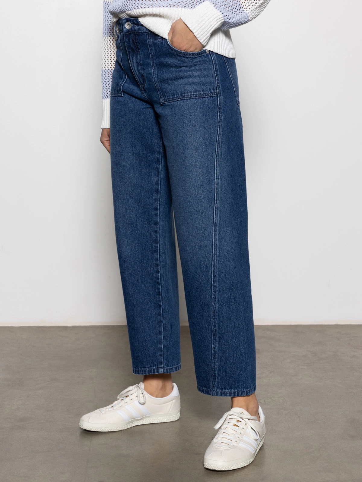 District Column Standard Rise Ankle Jean Win-Win RecycledBlend