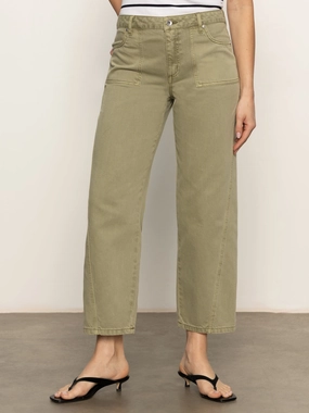 District Column Standard Rise Ankle Jeans Bamboo FoamReinforcedCollar