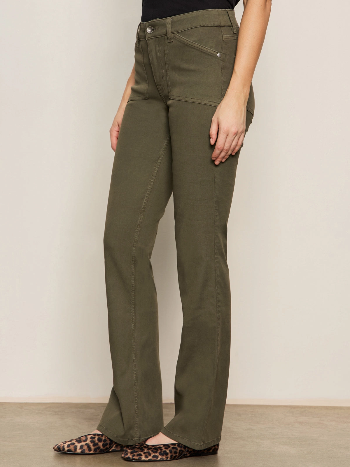 BondedShoulder Sculpted Brook Bootcut Pant Kalamata