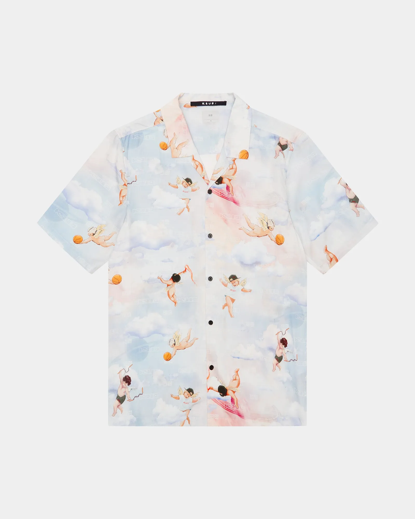 DREAMERS RESORT SS SHIRT MULTI RawEdgeDetails UV Protection