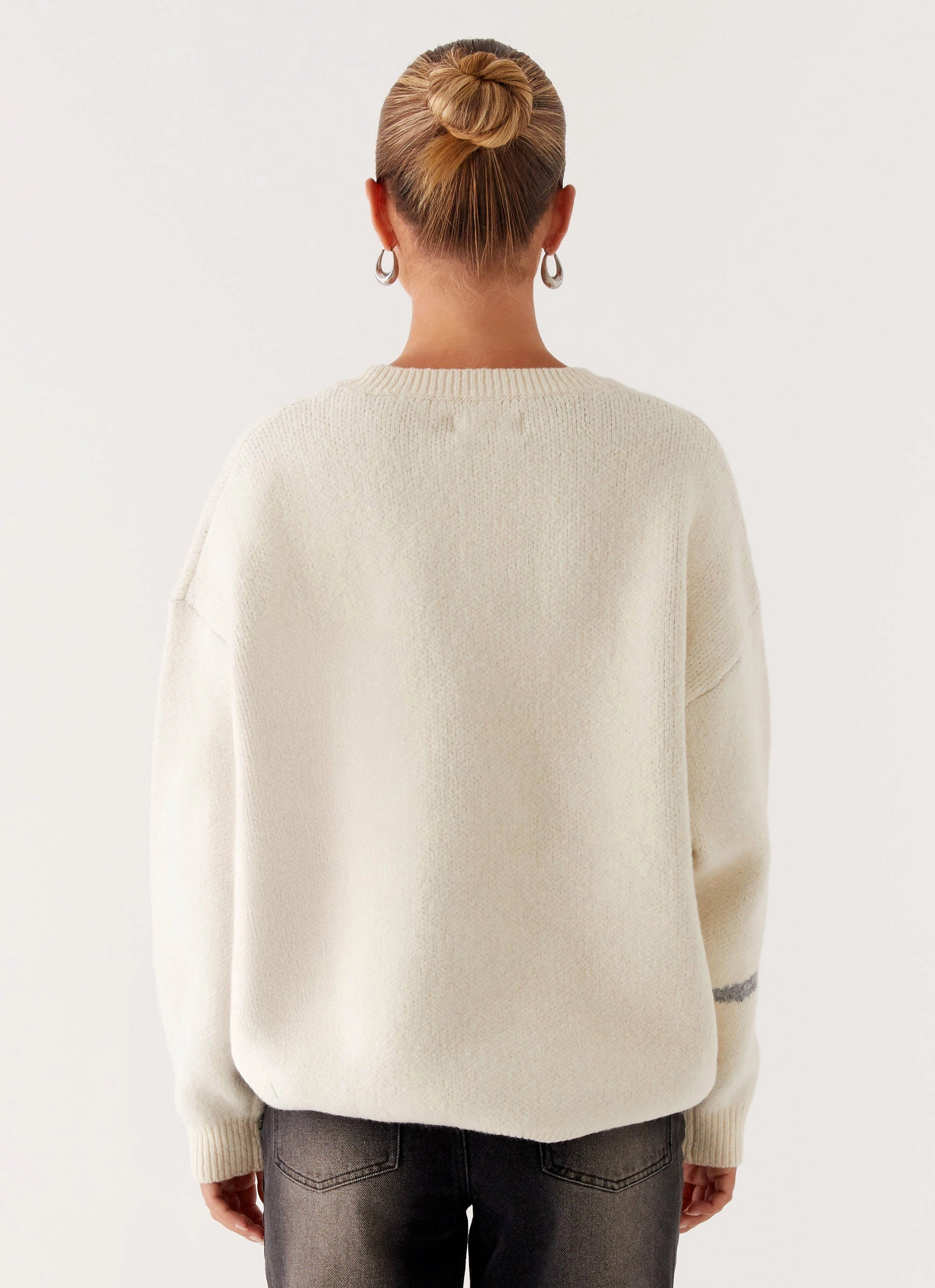 Dreamwood Knit Sweater - Ivory Gloss Free Texture