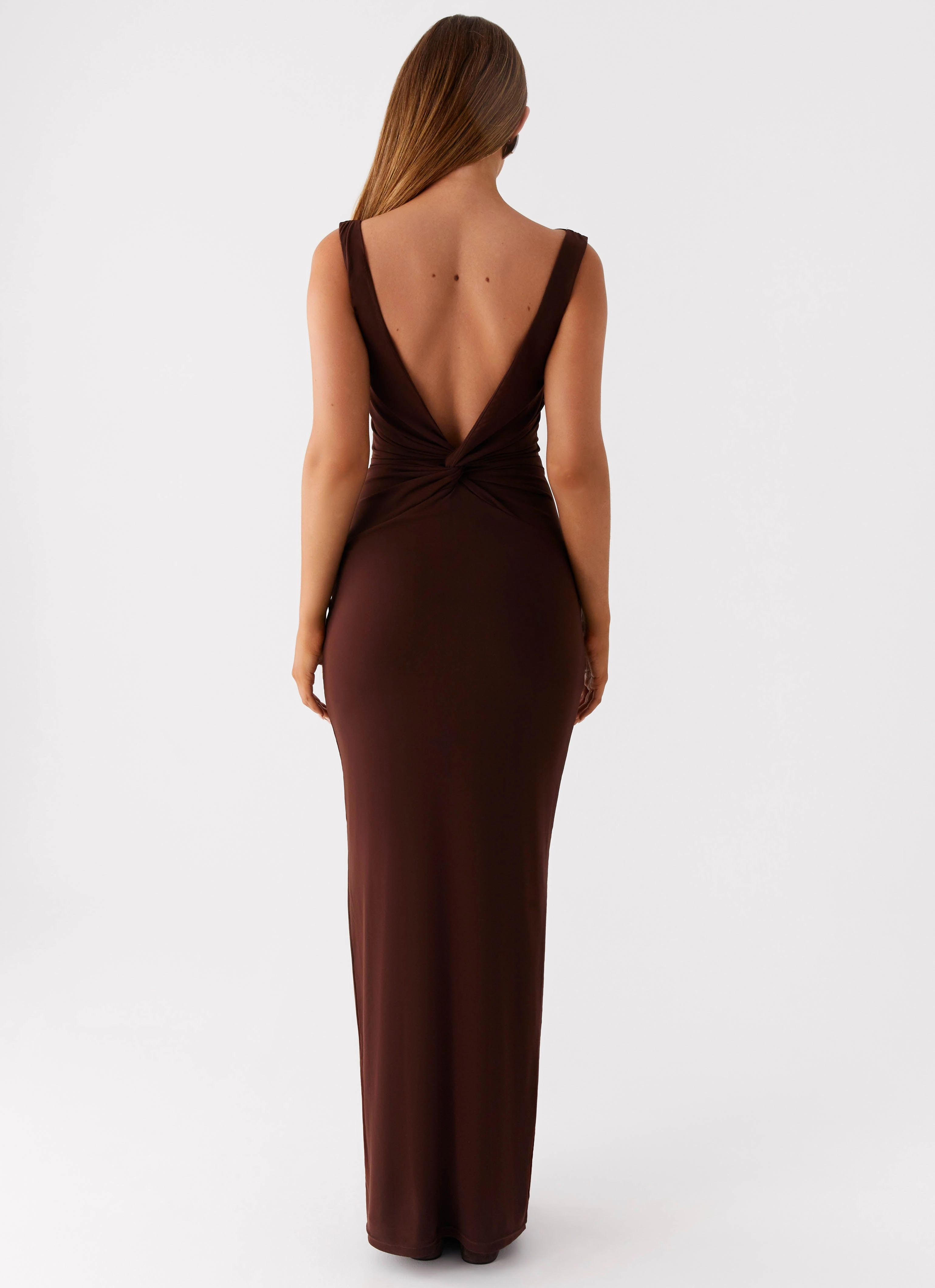 Color Soft Earthbound Muse Maxi Dress - Chocolate