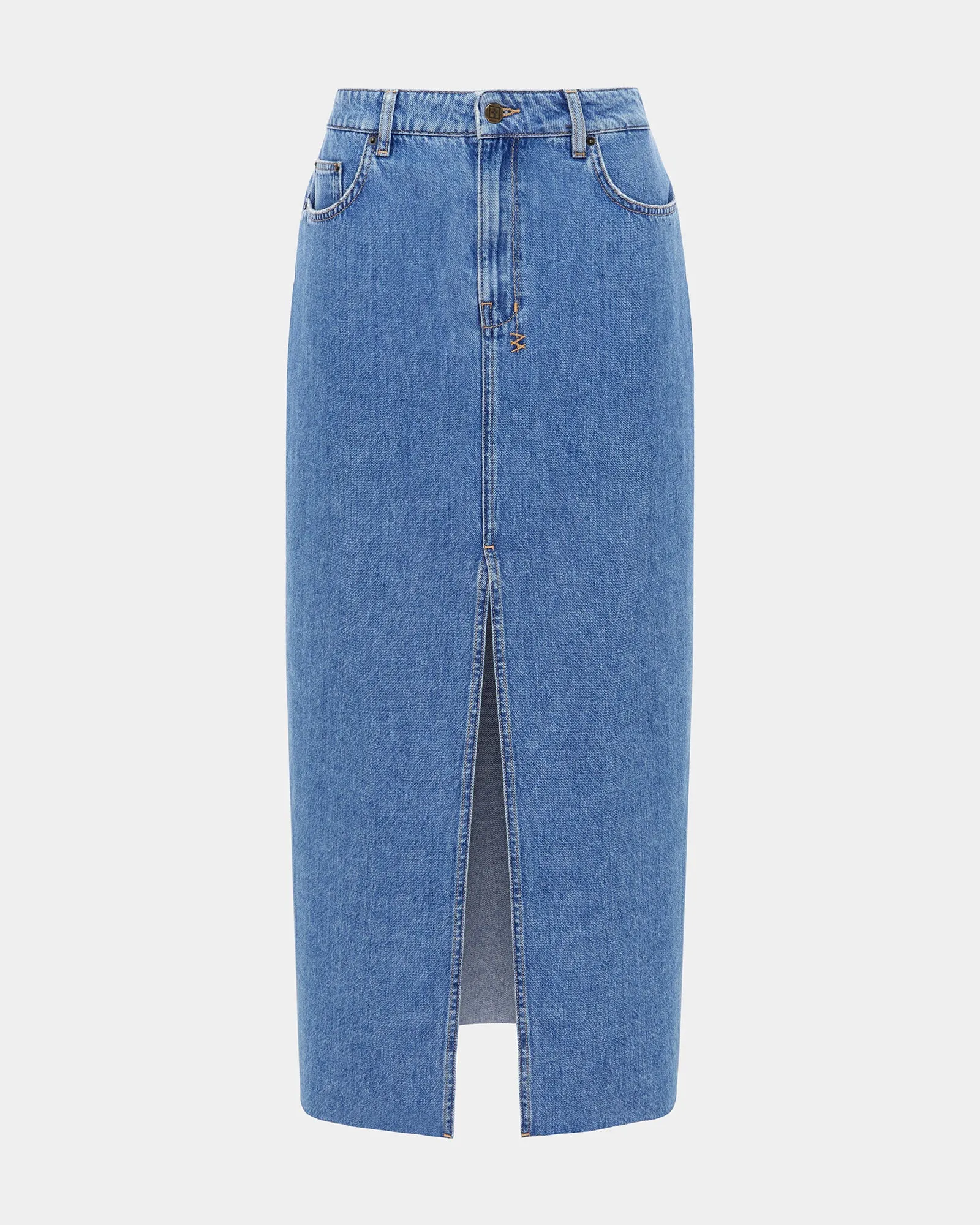 Laidback Feel Striped Design KARA MAXI SKIRT HERITAGE