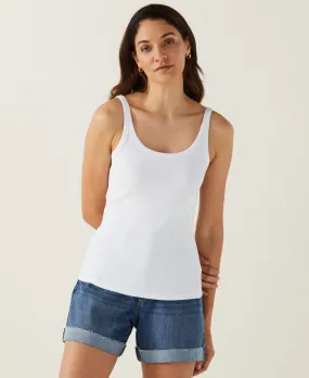 EasyCare Material Ribbed Tank Top