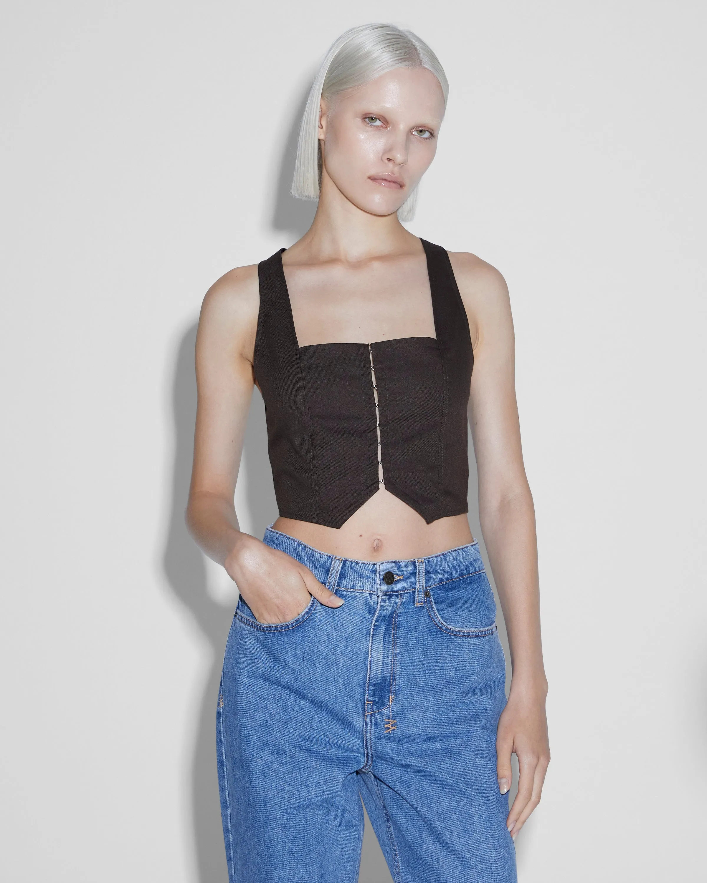 RelaxedNeckline Easy Wear EcoFriendlyMaterials REBEL TOP UMBER