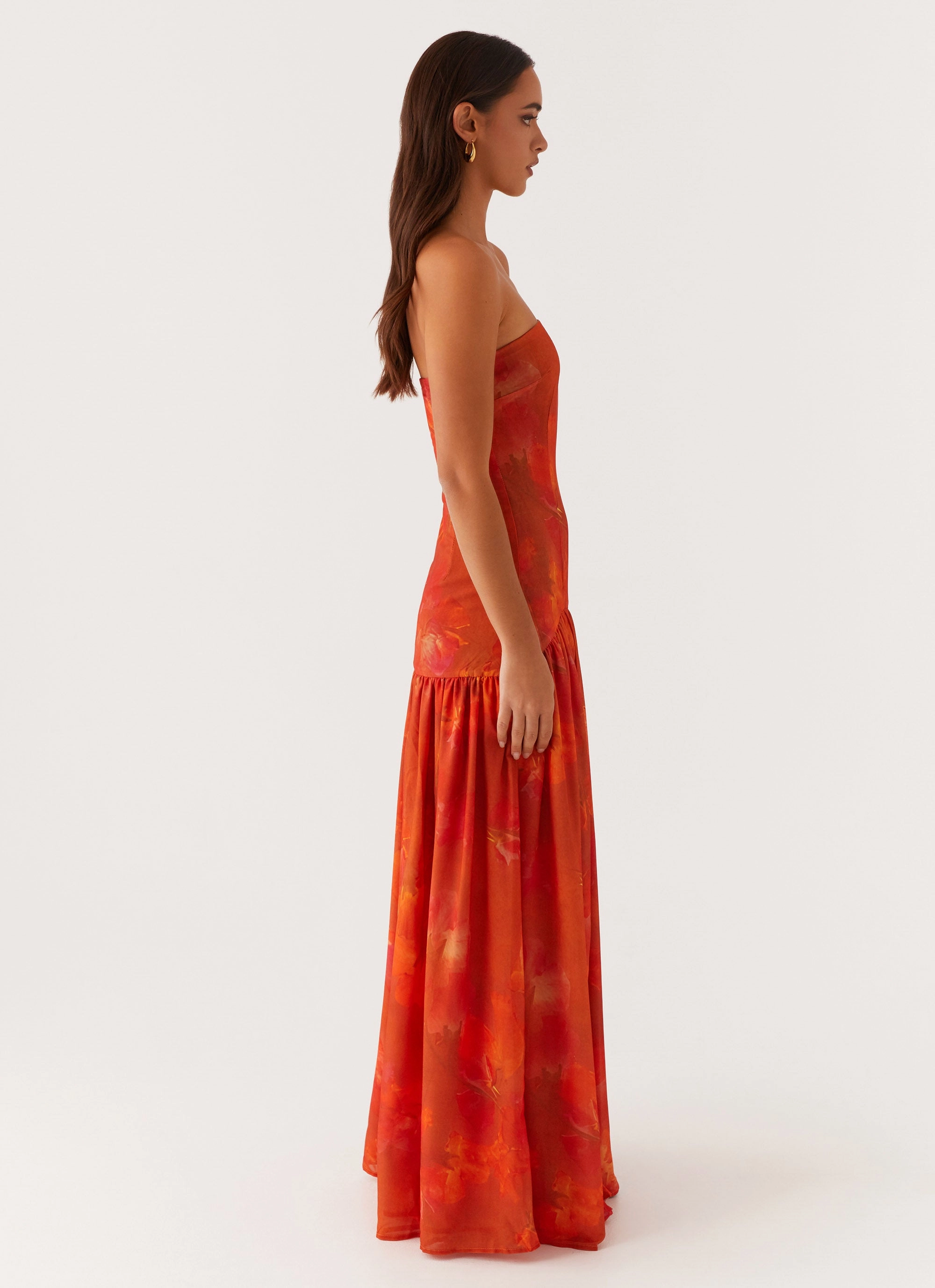Eden Strapless Maxi Dress - Amber Classic Vibe