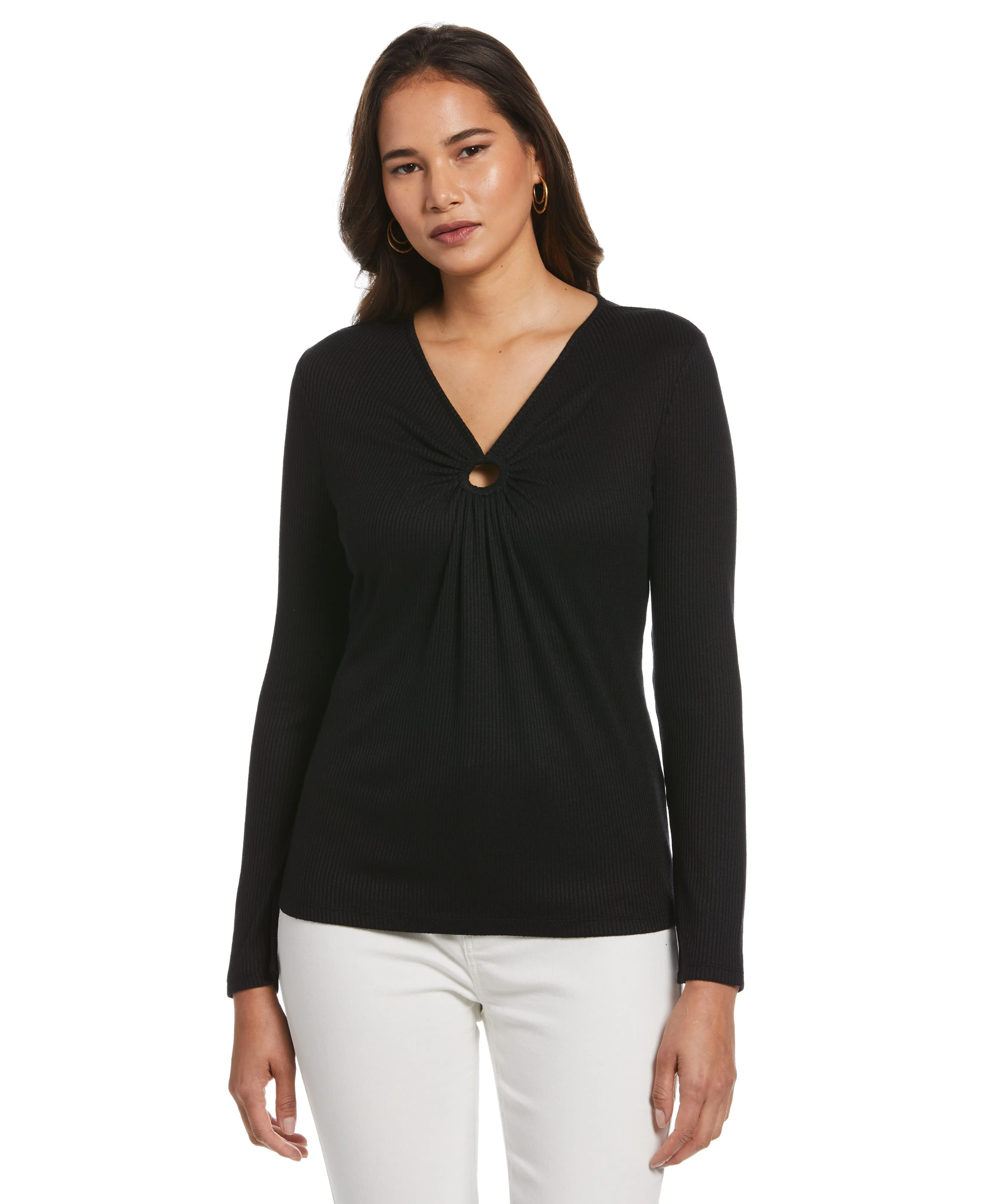 Bonded Seam Innovation Plus Size O-Ring Top