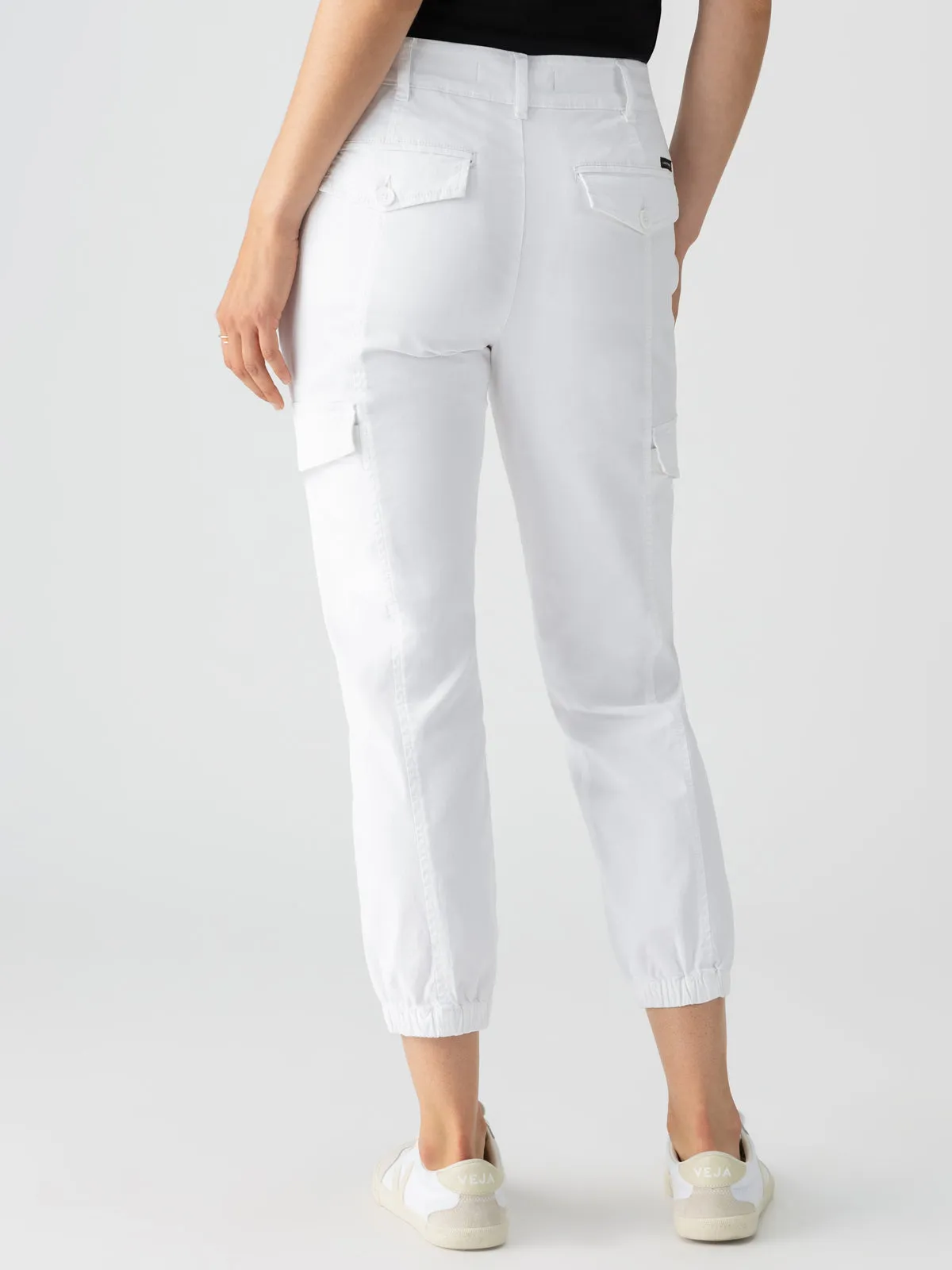 Rebel Standard Rise Pant Brilliant White Convertible legs Stretchy Material
