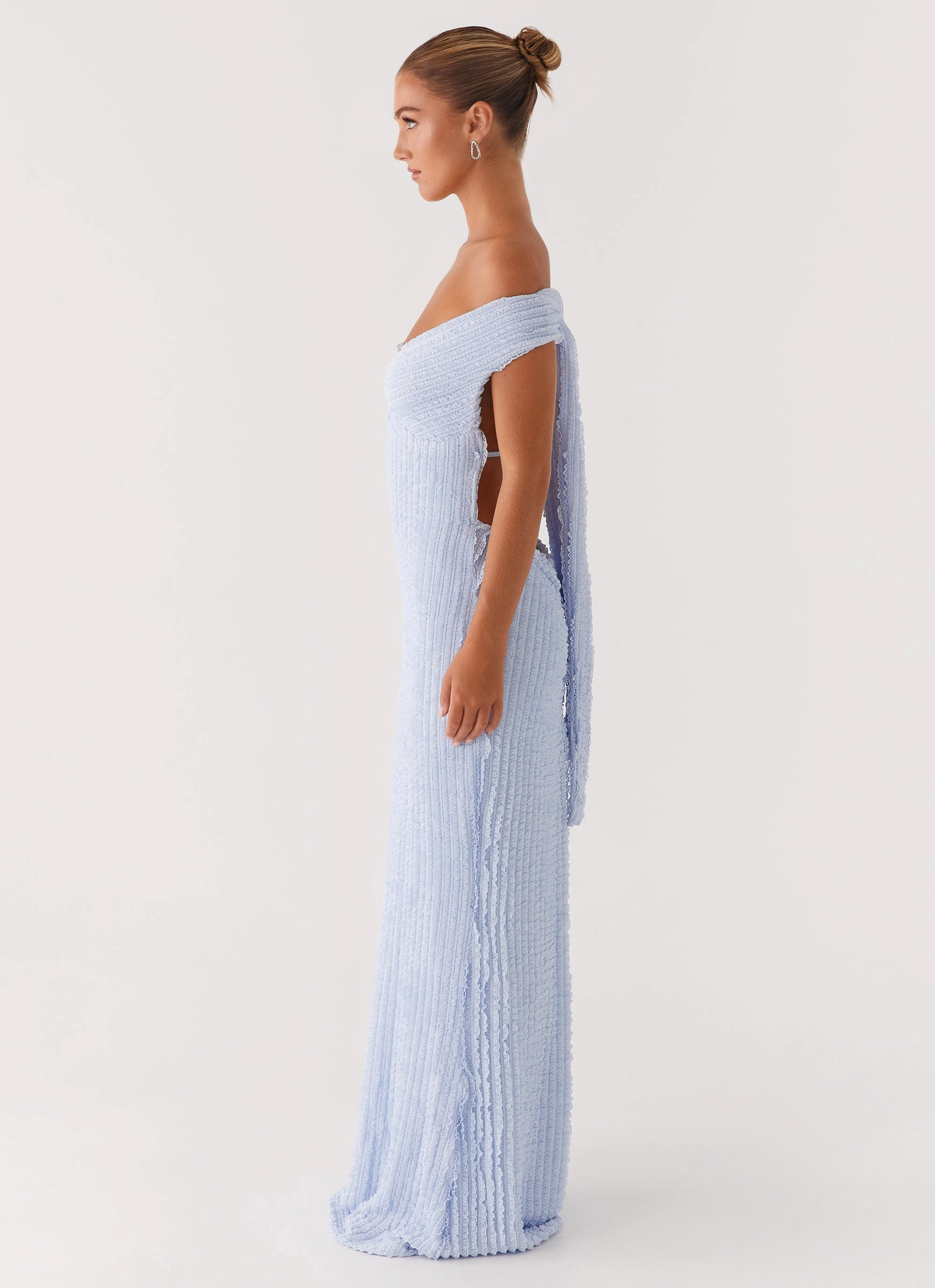 Chantelle Maxi Dress - Blue Travel Staple Casual Chic
