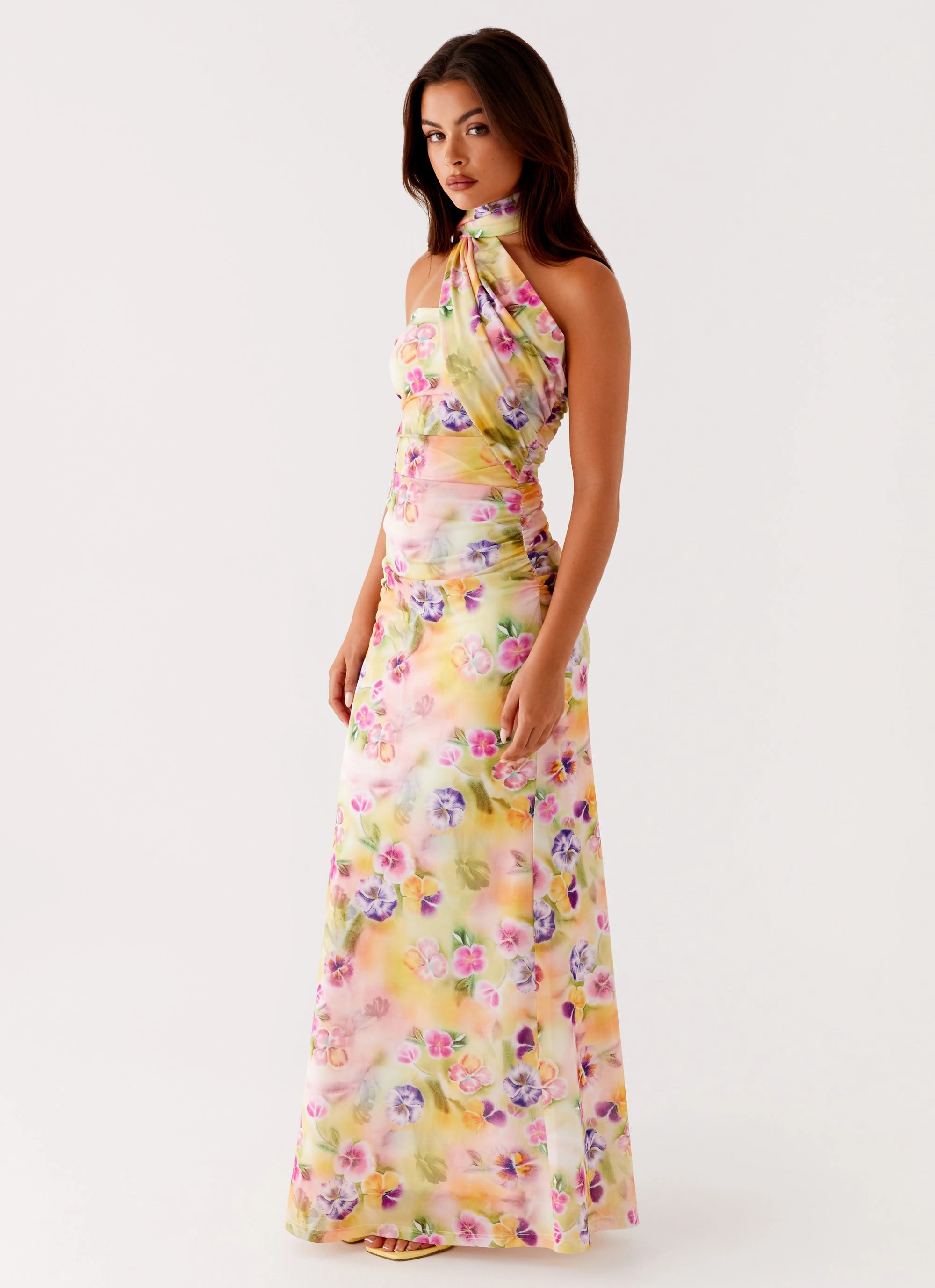 Office Tone Songbird Maxi Dress - Sunburst Floral