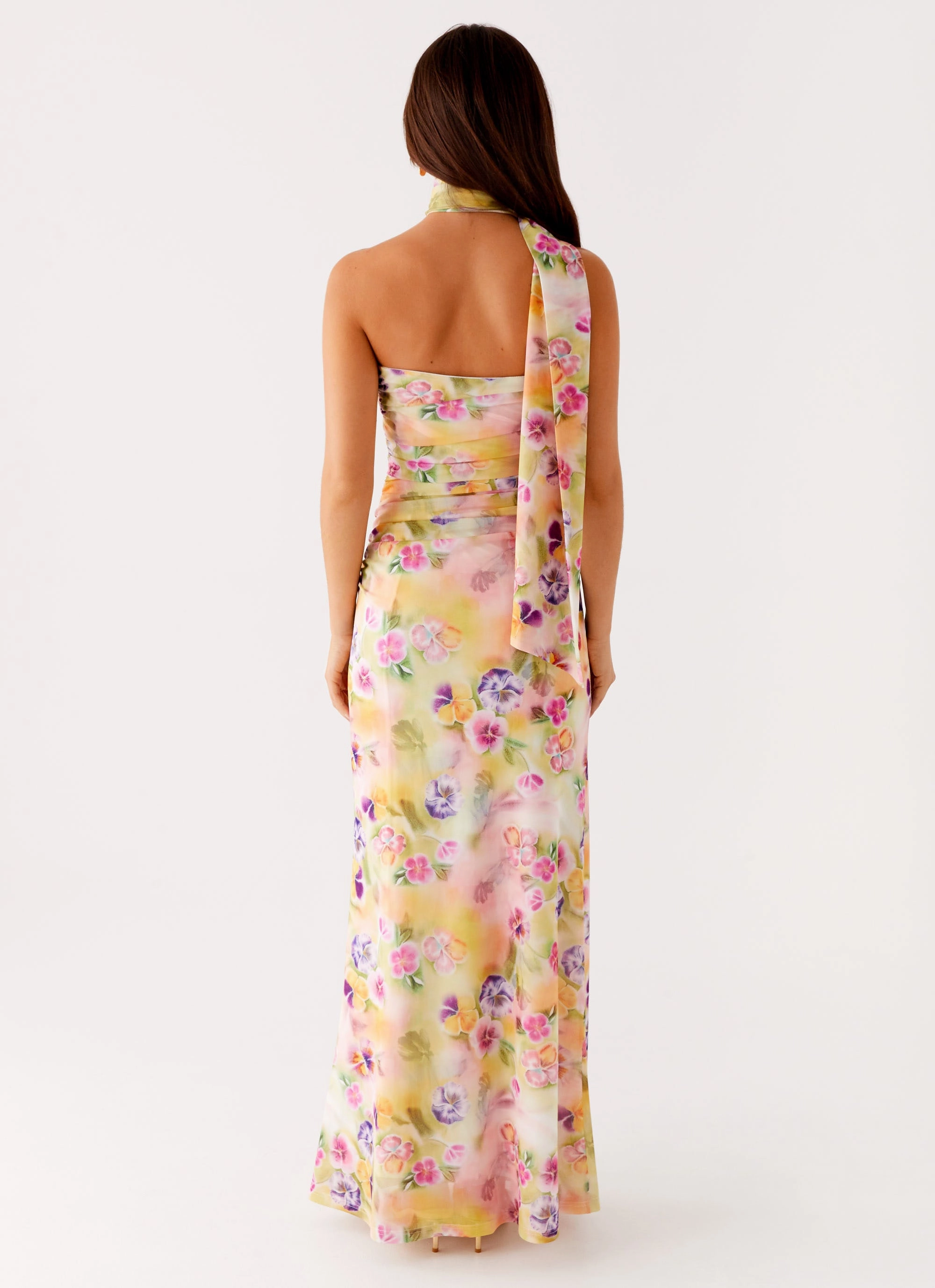 Trendy Style Street Look Songbird Maxi Dress - Sunburst Floral