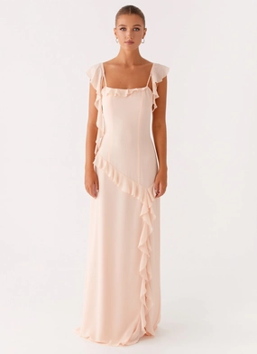 Summer Outfit Naya Maxi Dress - Peach